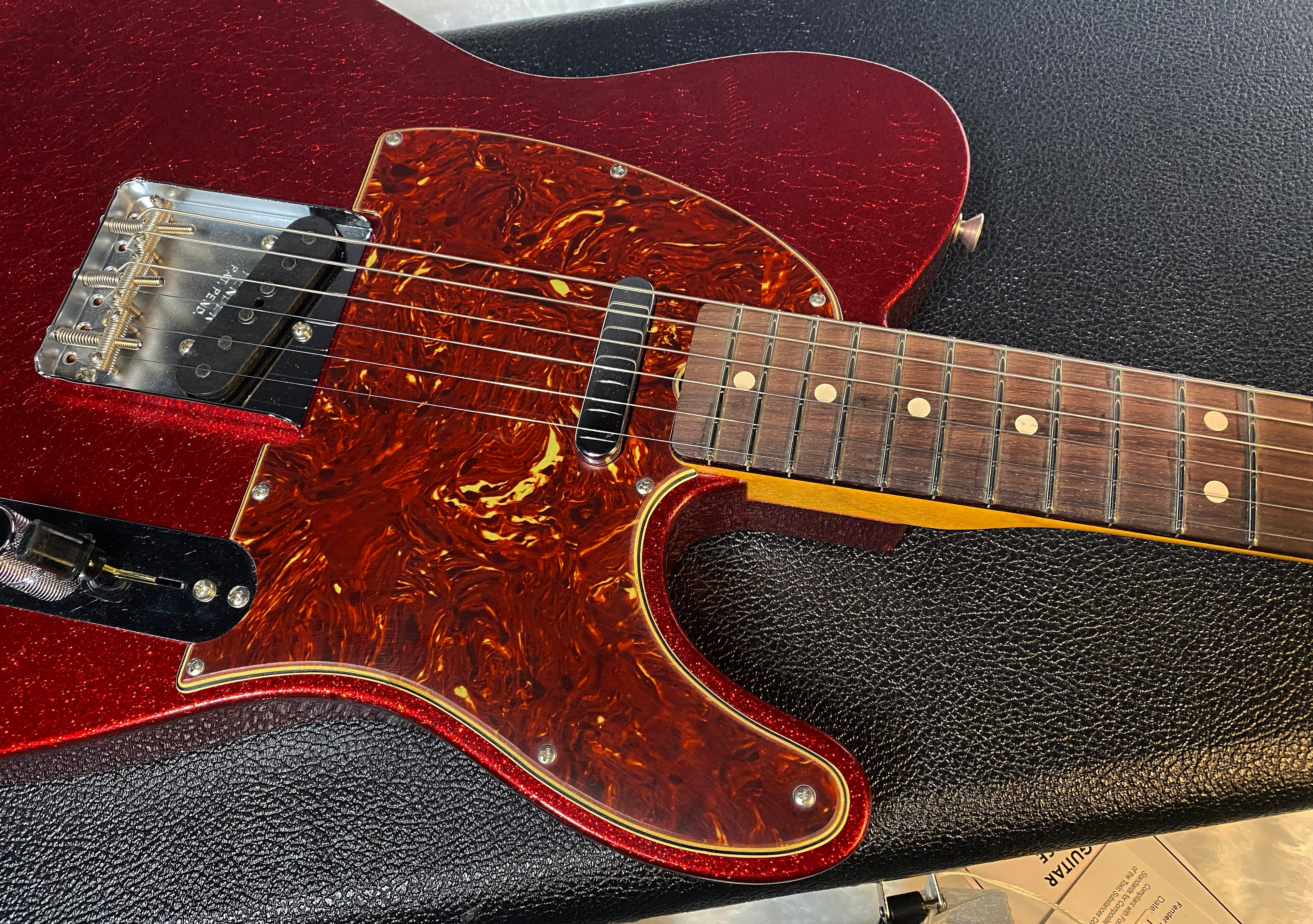 NEW! Fender Custom Shop Telecaster 1963 Reissue - Journeyman Relic - Red Sparkle Matching Peg Head - Handwound Pick Ups - Authorized Dealer - 7.3lbs - G05149