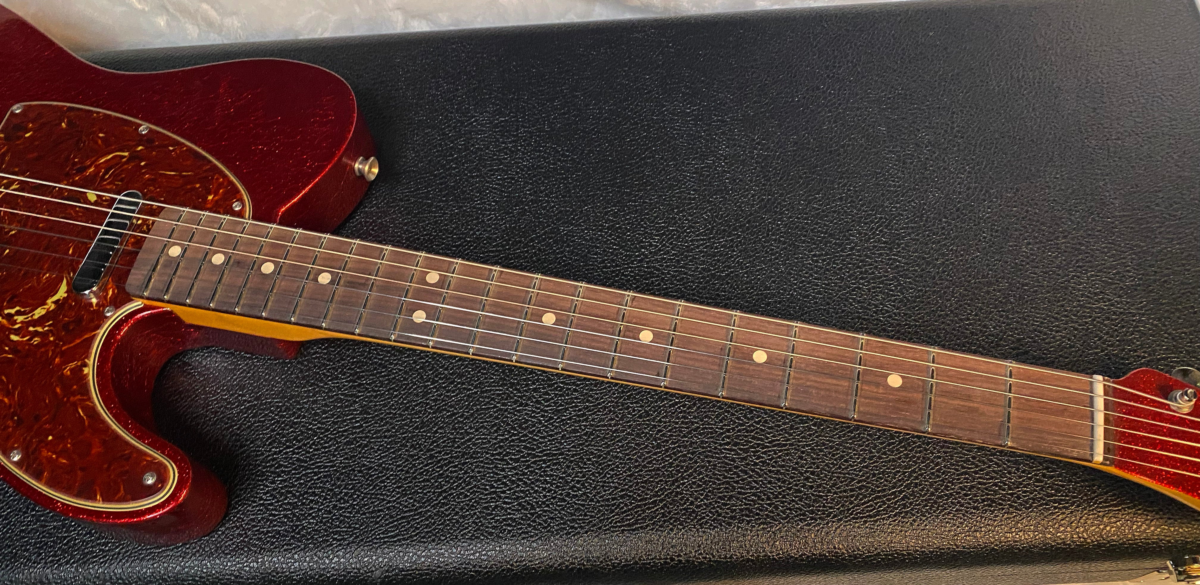 NEW! Fender Custom Shop Telecaster 1963 Reissue - Journeyman Relic - Red Sparkle Matching Peg Head - Handwound Pick Ups - Authorized Dealer - 7.3lbs - G05149