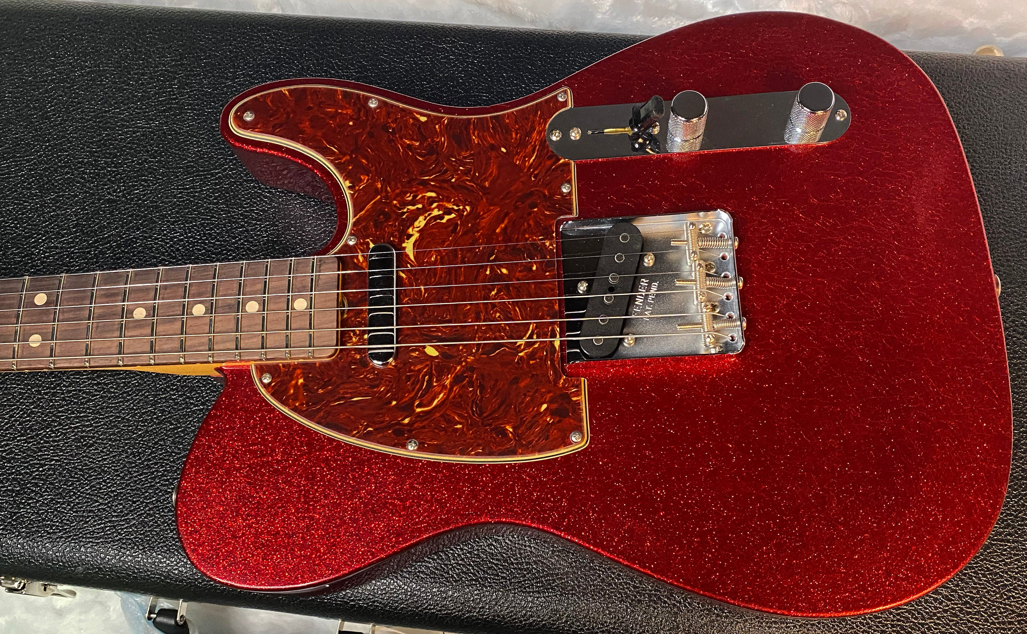 NEW! Fender Custom Shop Telecaster 1963 Reissue - Journeyman Relic - Red Sparkle Matching Peg Head - Handwound Pick Ups - Authorized Dealer - 7.3lbs - G05149