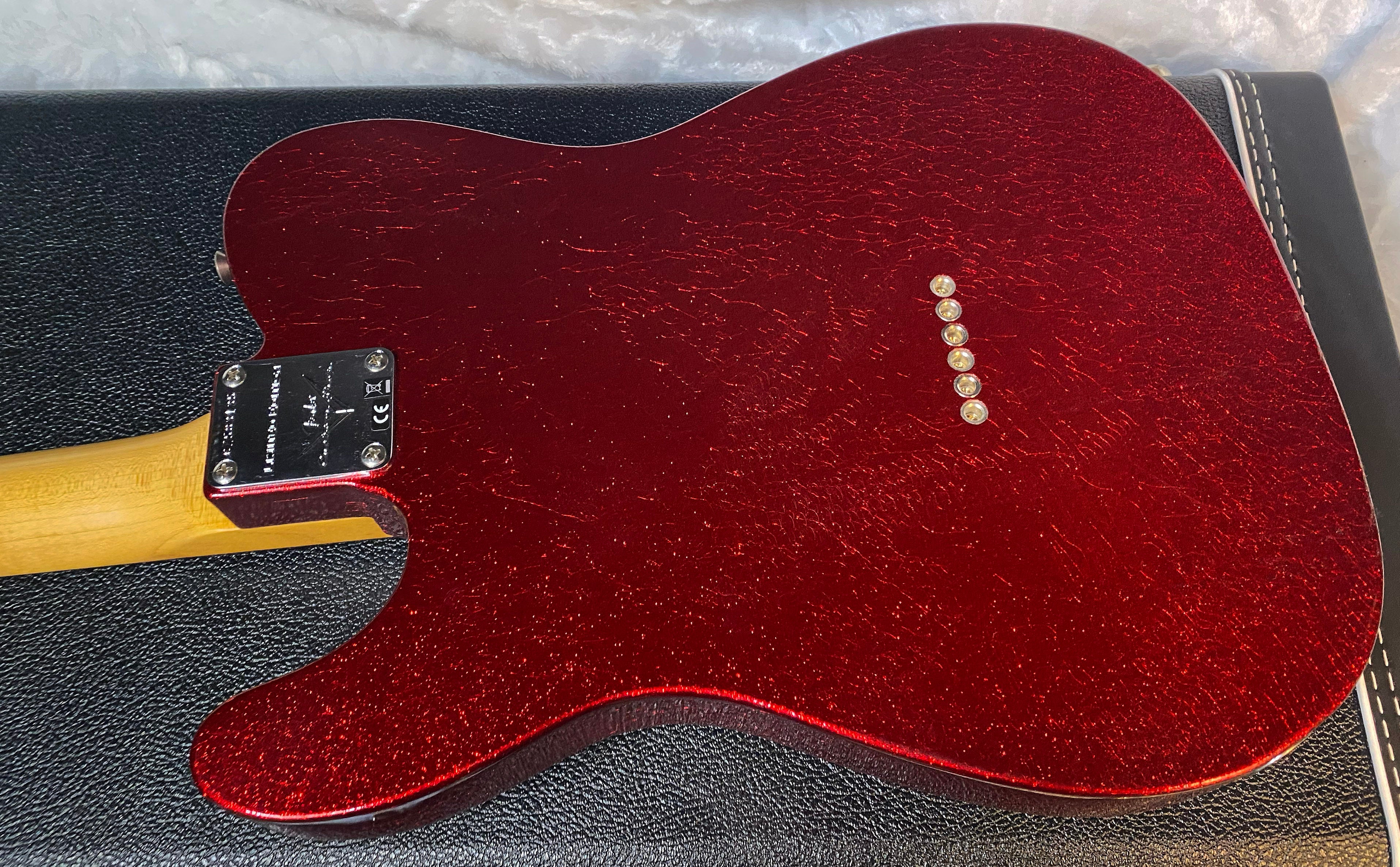 NEW! Fender Custom Shop Telecaster 1963 Reissue - Journeyman Relic - Red Sparkle Matching Peg Head - Handwound Pick Ups - Authorized Dealer - 7.3lbs - G05149