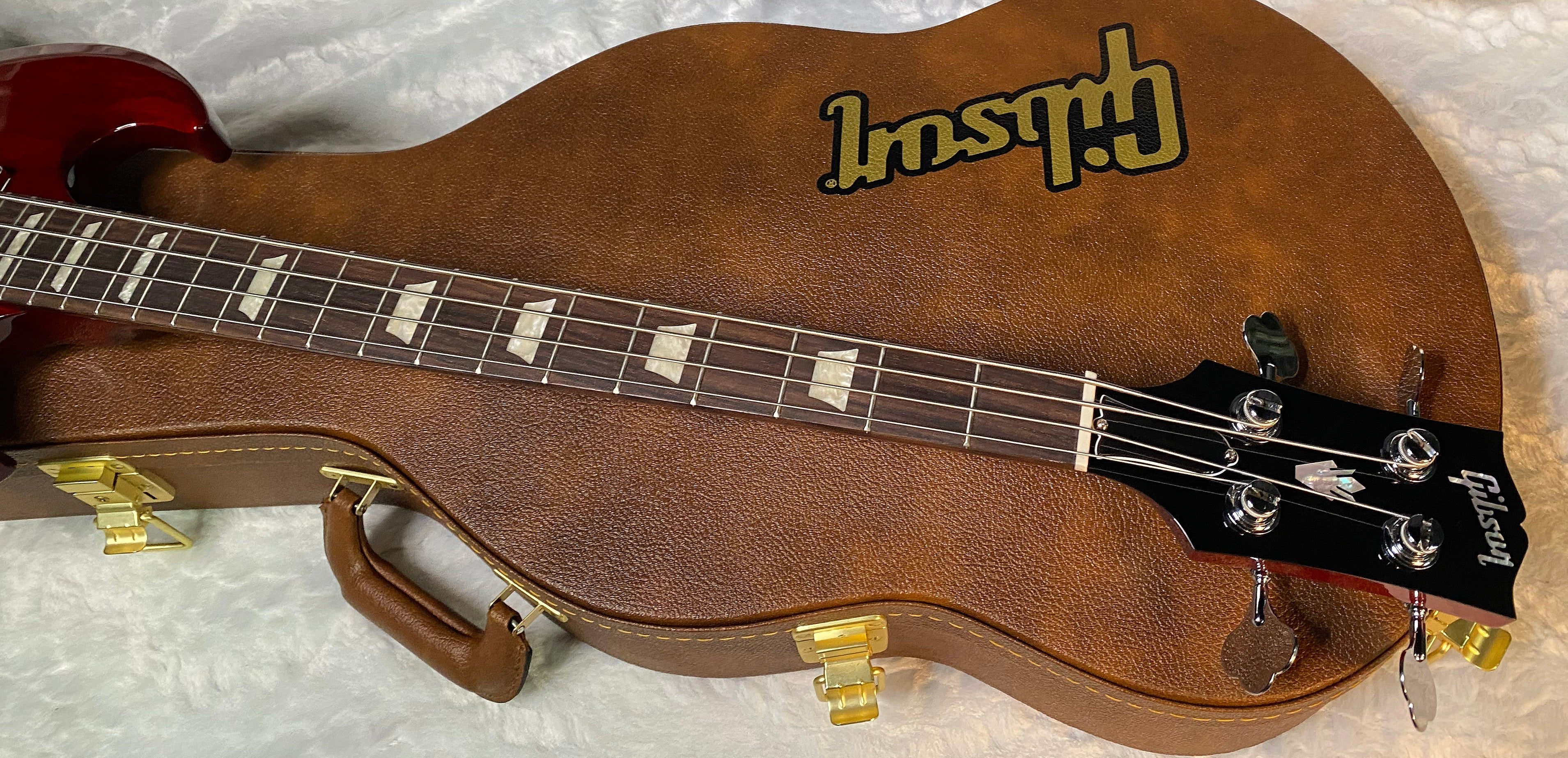 NEW! Gibson SG Standard 4-String Bass Heritage Cherry - Authorized Dealer - Only 7.35 lbs - G05821