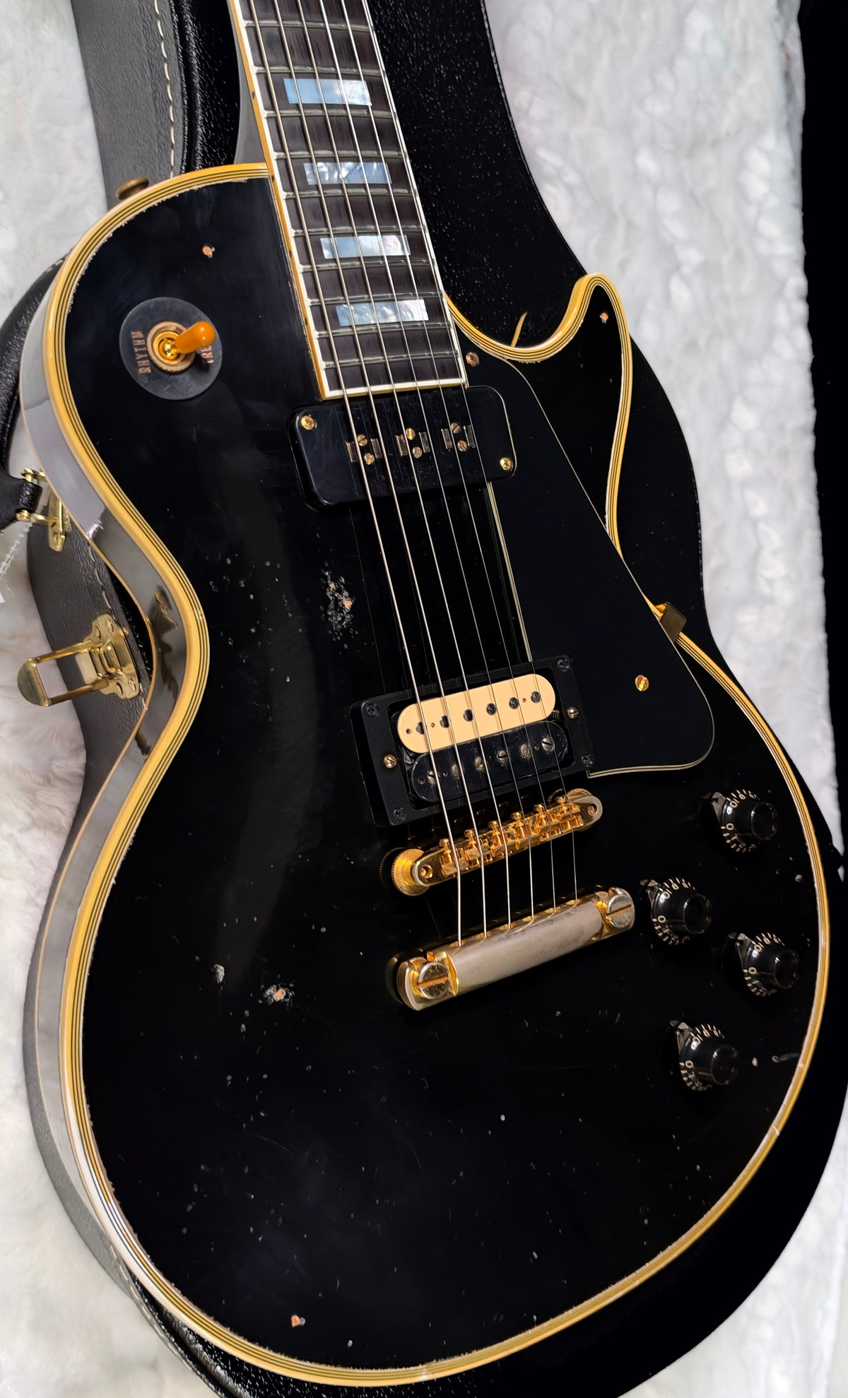 NEW! Gibson Custom 1954 Les Paul Custom HB - Heavy Aged - 2026 Limited Edition Collection - Only 8.4lbs - Authorized Dealer - G07958