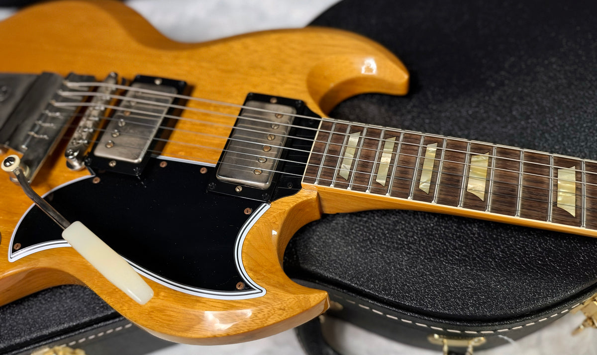 NEW! Gibson Custom Shop Limited Edition 1964 SG Standard Korina Reissue VOS Antique Natural w/Maestro Vibrola - Authorized Dealer - In-Stock! 8lbs - G08014