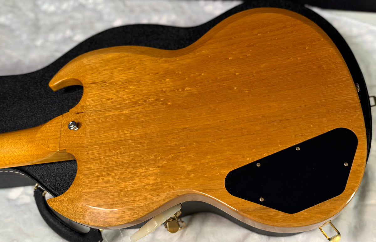 NEW! Gibson Custom Shop Limited Edition 1964 SG Standard Korina Reissue VOS Antique Natural w/Maestro Vibrola - Authorized Dealer - In-Stock! 8lbs - G08014