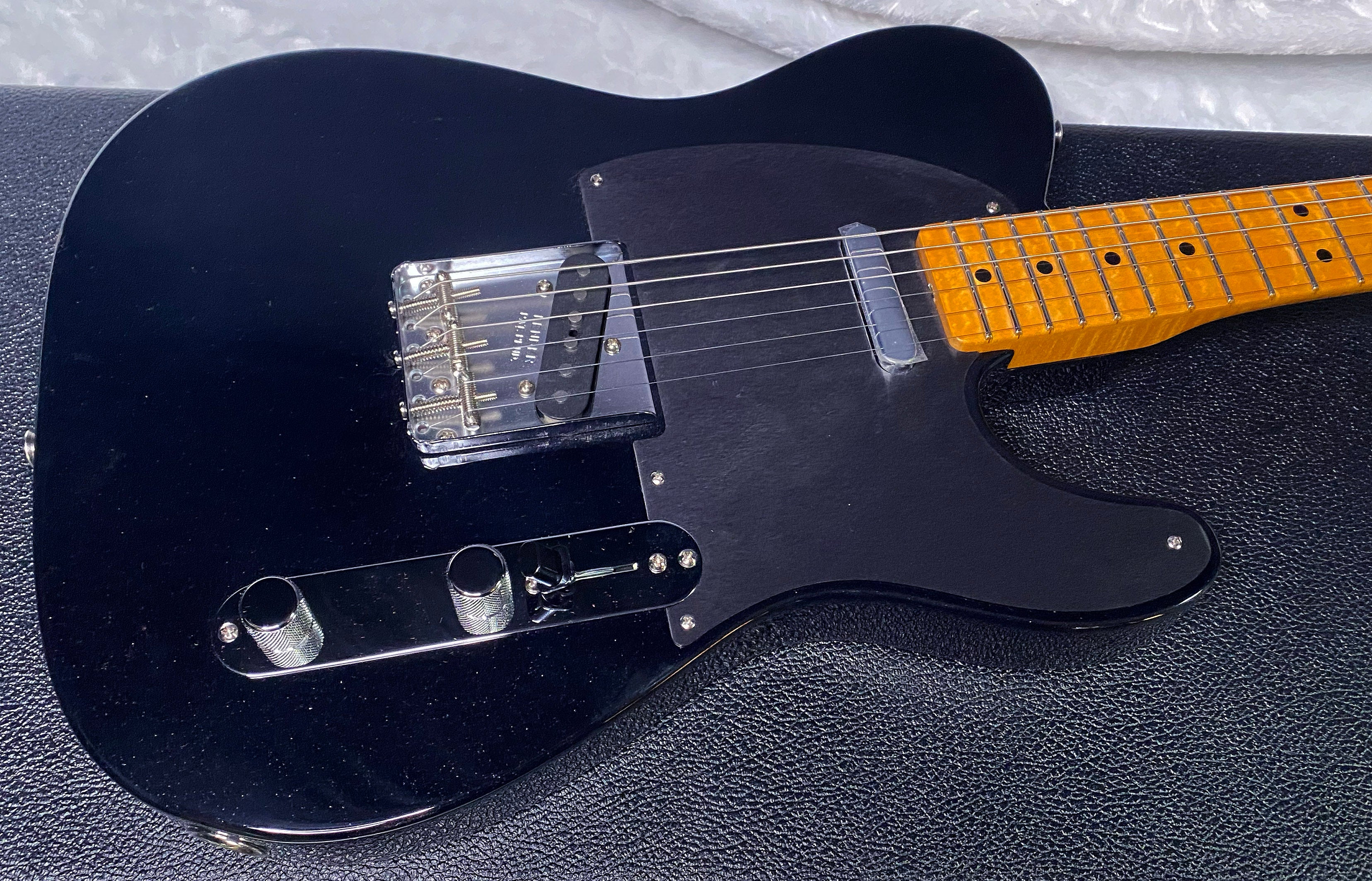 NEW! Fender Custom Shop Flamethrower Telecaster Custom - NOS - Modern Specs - Texas Special Pick-Ups - AAAA Flamed Neck - Black Sparkle - Authorized Dealer - 7.5lbs - G07234