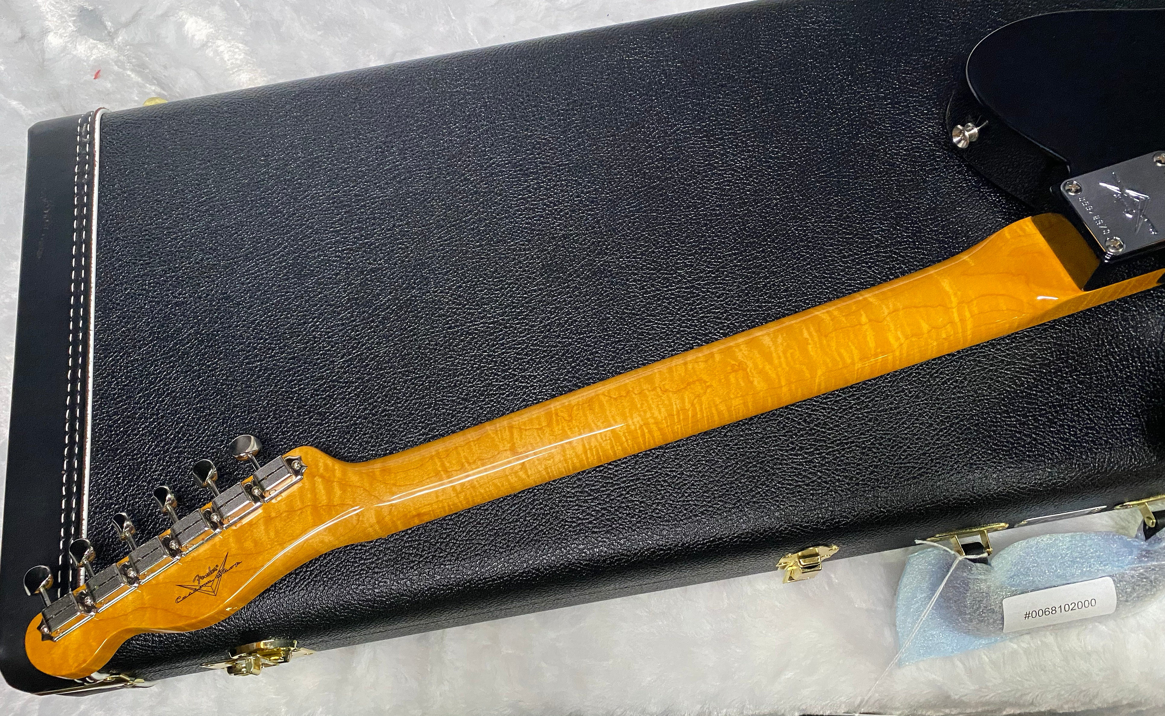 NEW! Fender Custom Shop Flamethrower Telecaster Custom - NOS - Modern Specs - Texas Special Pick-Ups - AAAA Flamed Neck - Black Sparkle - Authorized Dealer - 7.5lbs - G07234
