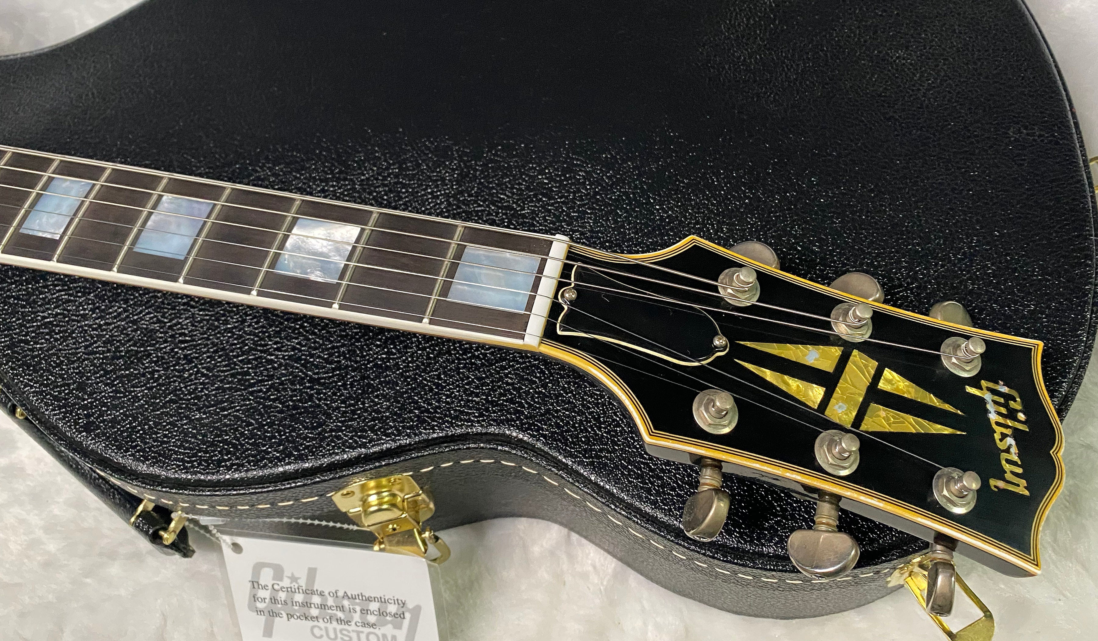 NEW! Gibson Custom Shop SG Custom Batwing P-90 - Murphy Lab Heavy Aged - Ebony Finish - Authorized Dealer - 7.65 lbs - G07239