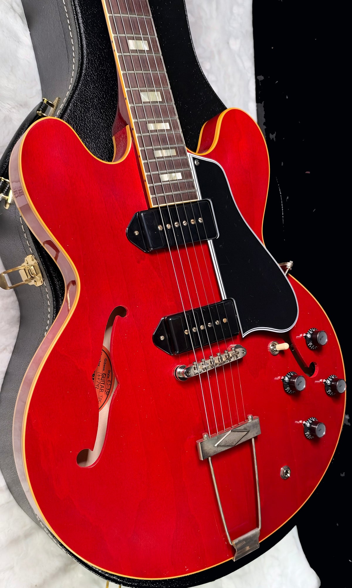 NEW! Gibson Custom Shop 1962 ES-330 Reissue Electric Guitar - '60s Cherry VOS - Authorized Dealer - Only 6.1lbs - In-Stock! G08033