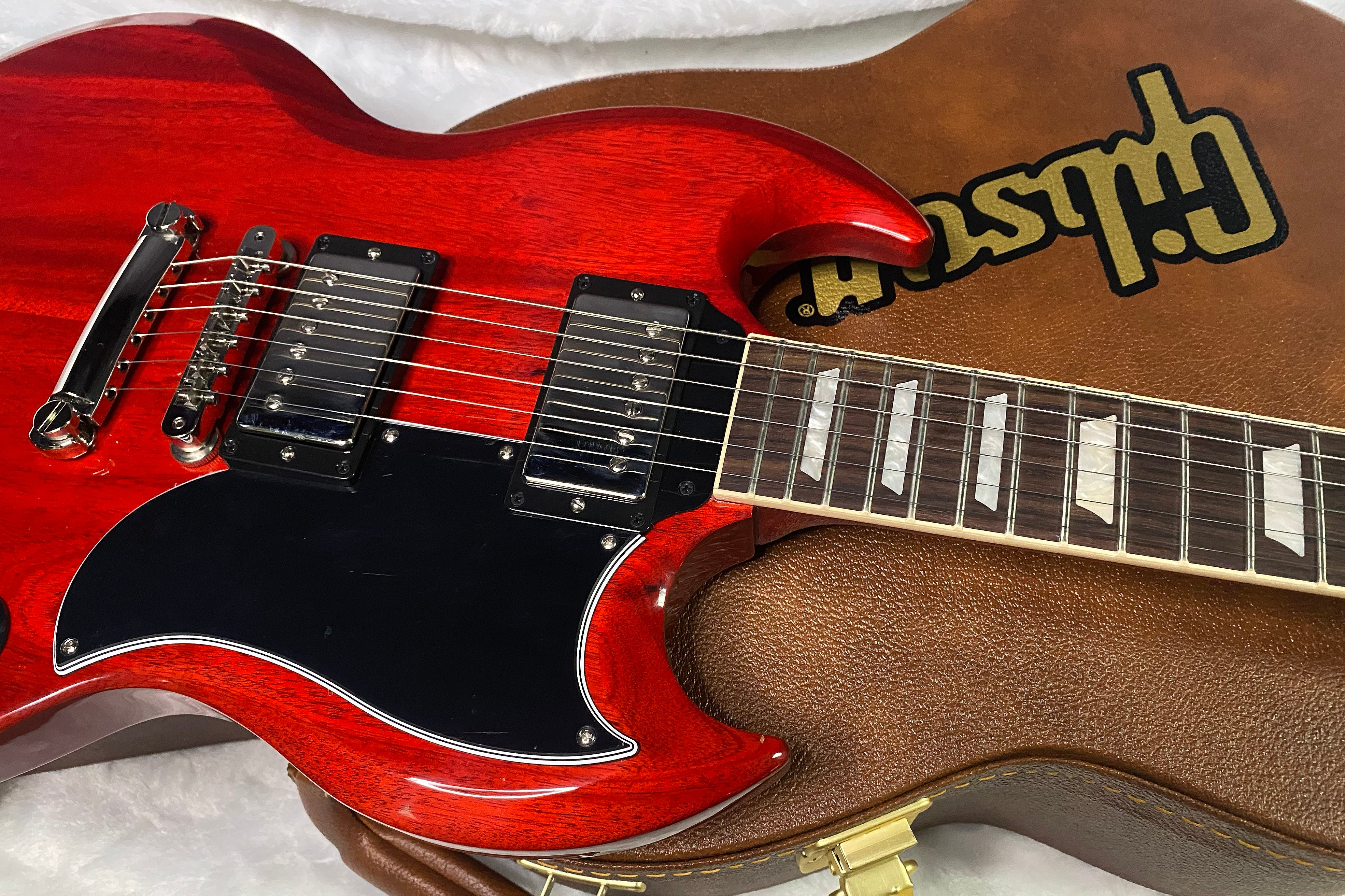 NEW ! Gibson SG Standard '61 Stop Bar - Vintage Cherry - Only 6.6 lbs - Authorized Dealer - G07254