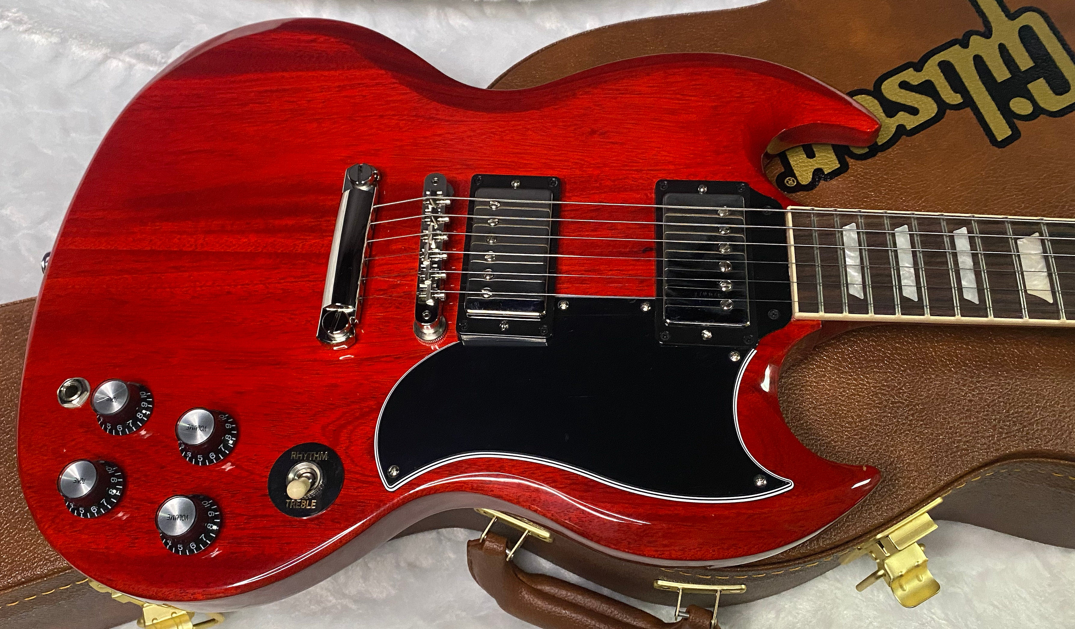 NEW ! Gibson SG Standard '61 Stop Bar - Vintage Cherry - Only 6.6 lbs - Authorized Dealer - G07254