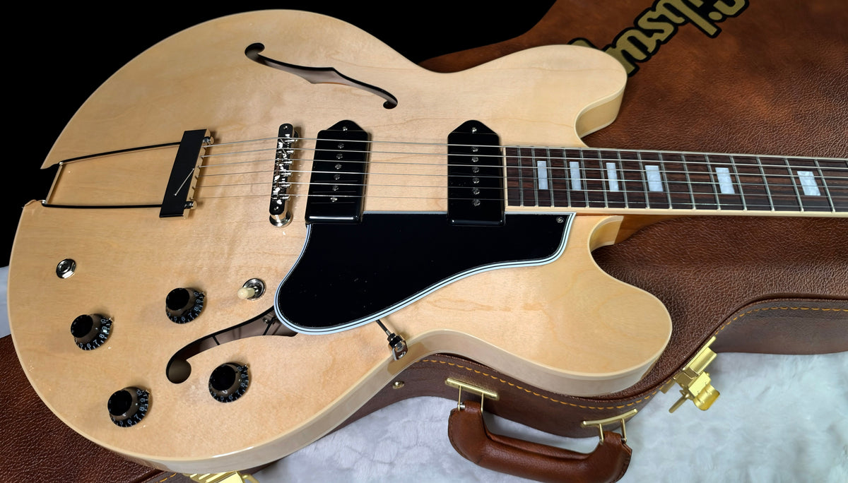 NEW! ! Gibson ES-330 Hollowbody Electric Guitar - Antique Natural - Authorized Dealer - Only 6.4 lbs! G07986