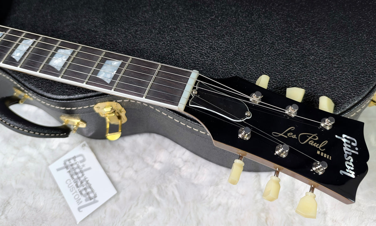 NEW! Gibson Custom Les Paul Standard Electric Guitar - Trans Amber - 9lbs - Authorized Dealer - G07915