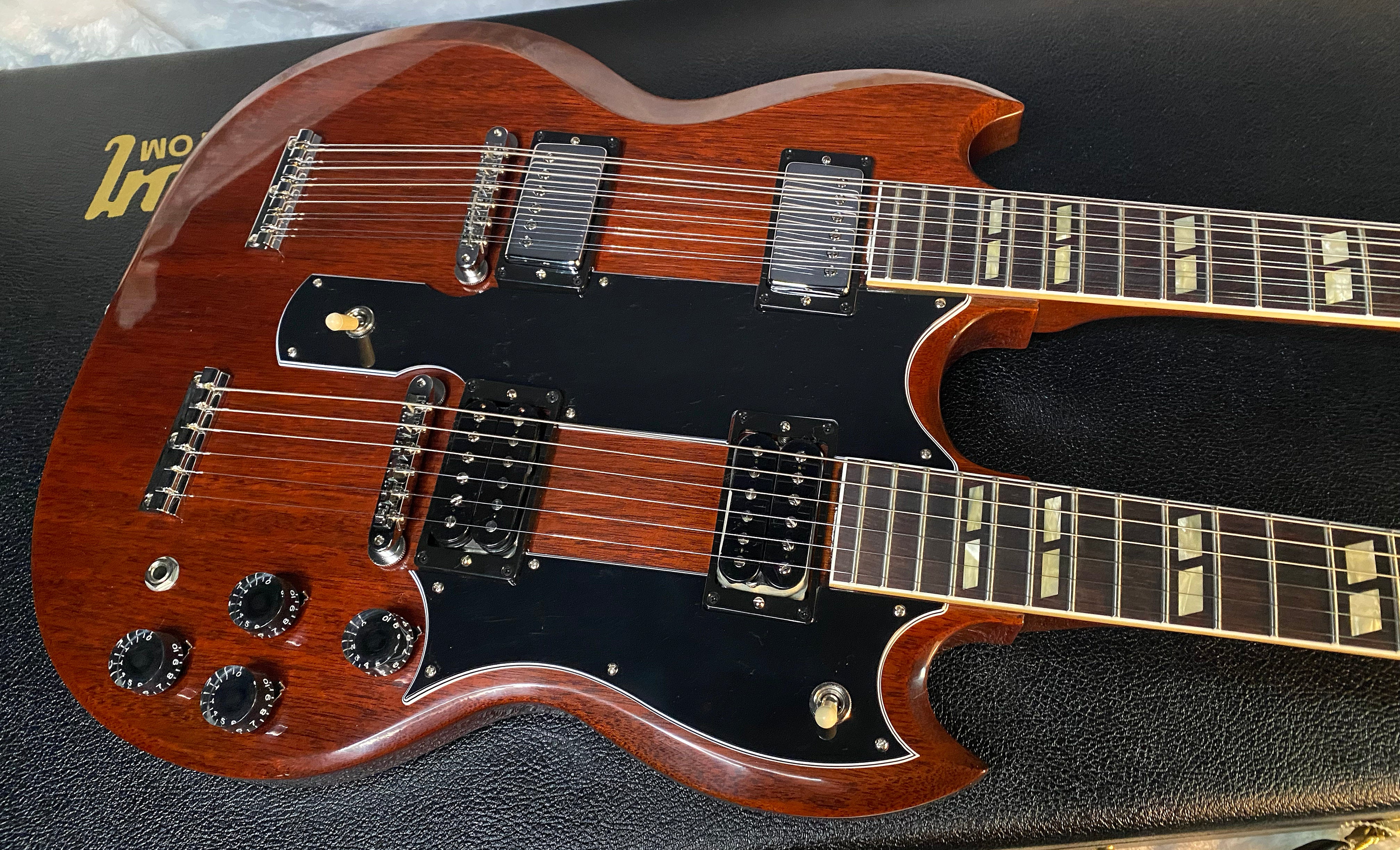 NEW ! Gibson Custom Jimmy Page EDS-1275 Doubleneck VOS Electric Guitar - '69 Cherry - Custom Shop - Authorized Dealer - 11.35lbs - G05841