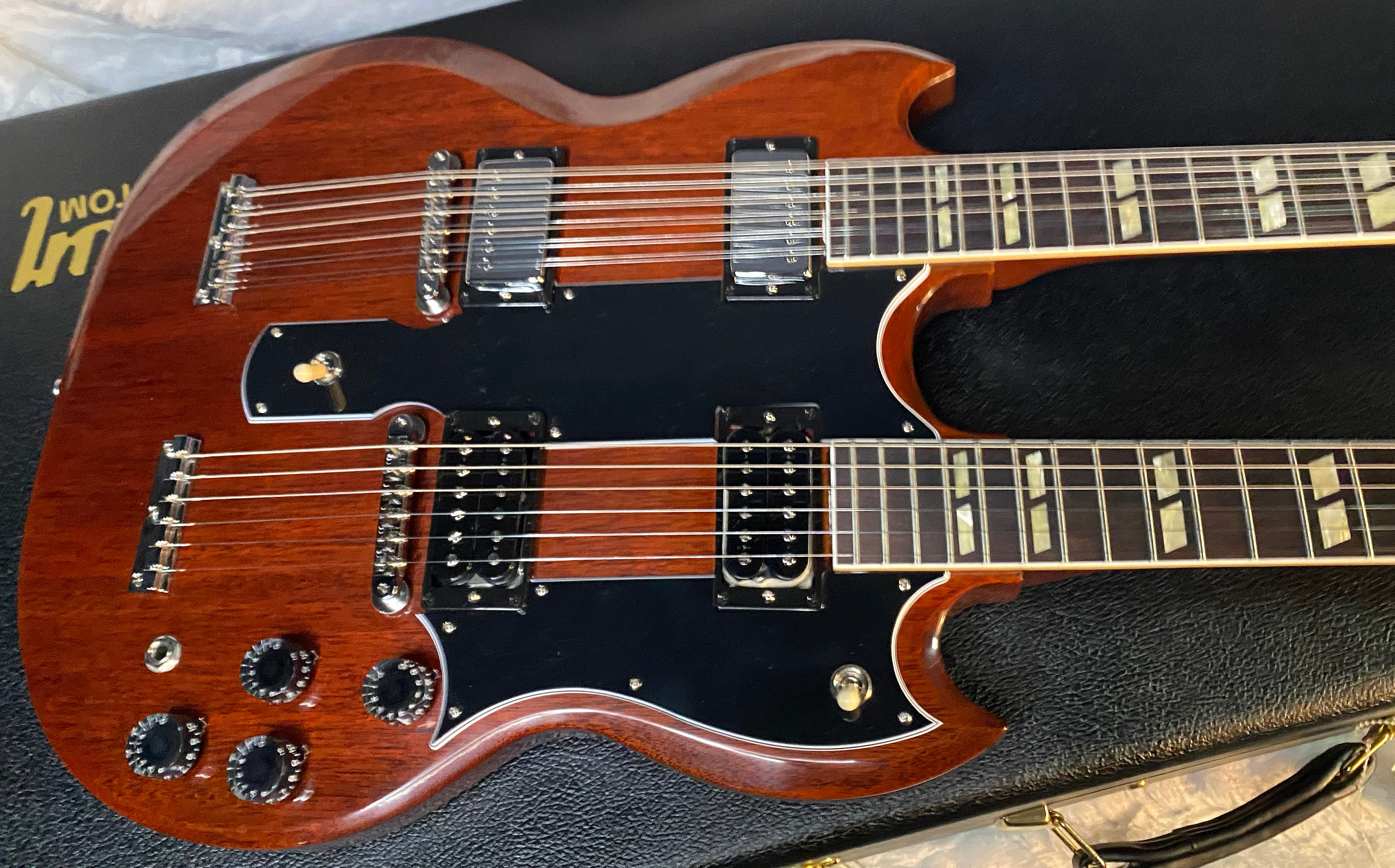 NEW ! Gibson Custom Jimmy Page EDS-1275 Doubleneck VOS Electric Guitar - '69 Cherry - Custom Shop - Authorized Dealer - 11.35lbs - G05841