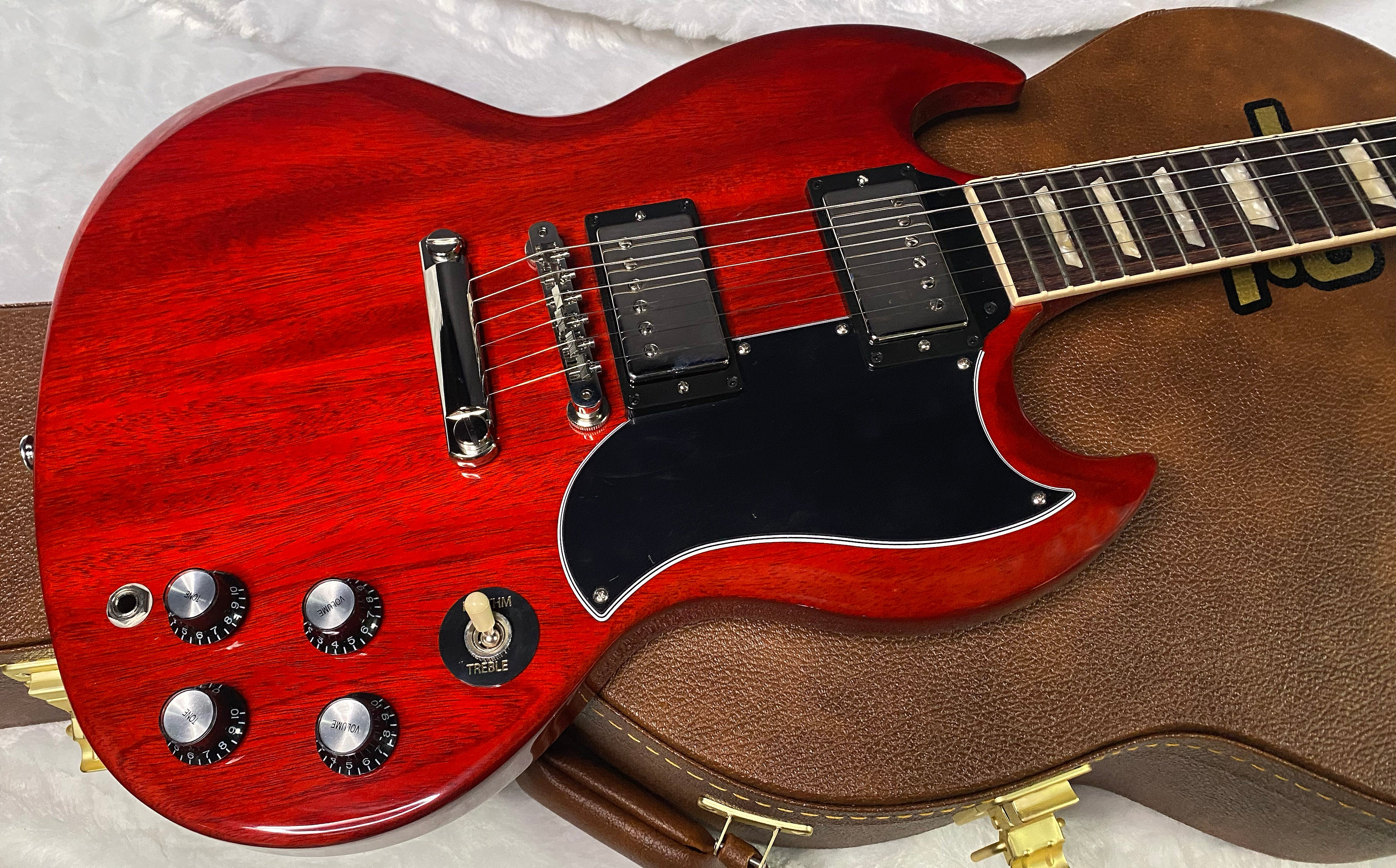 NEW ! Gibson SG Standard '61 Stop Bar - Vintage Cherry - Only 6 lbs - Authorized Dealer - G07243