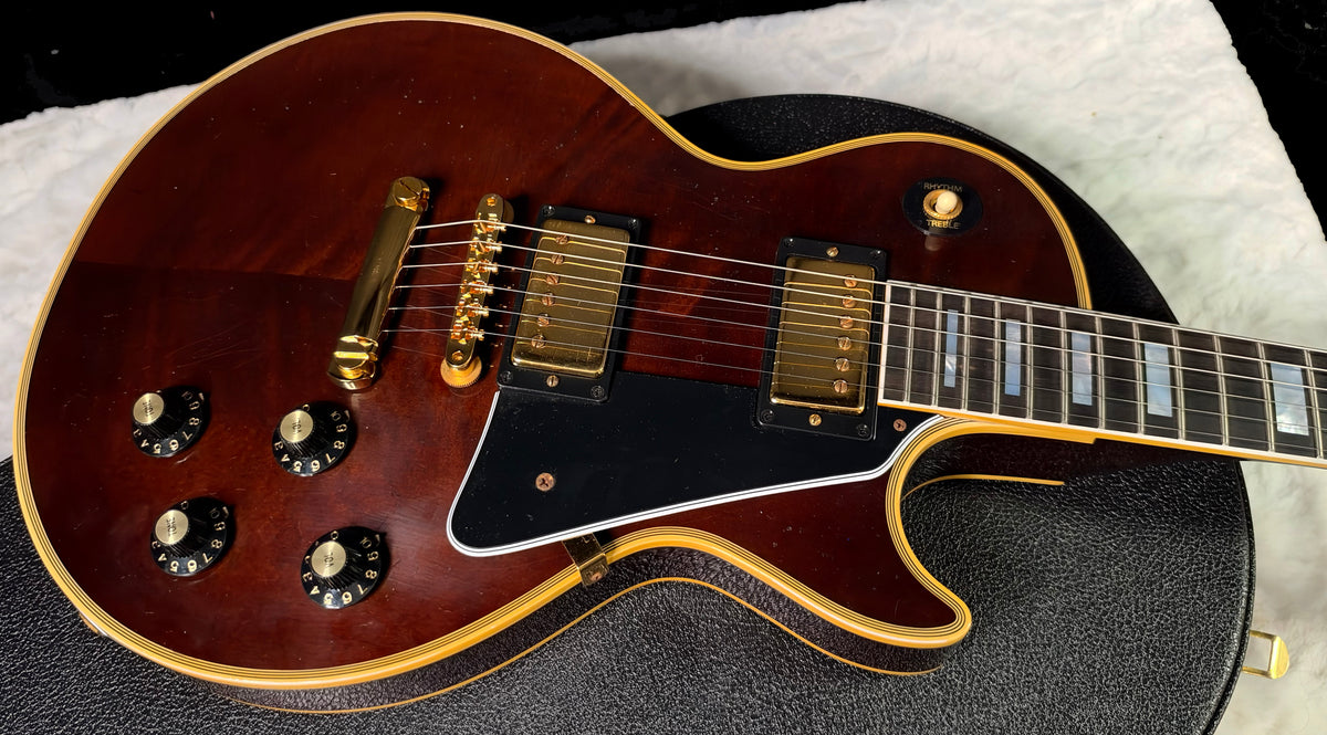NEW! Gibson Custom Shop Murphy Lab '68 Les Paul Custom Reissue - Light Aged Walnut Finish - Authorized Dealer - Only 9.4 lbs - G08023