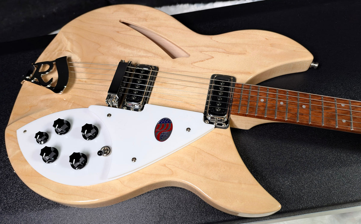 NEW! Rickenbacker 330 Maple Glo MG - Semi Hollow Electric Guitar - Authorized Dealer - 7.6lbs - G08034