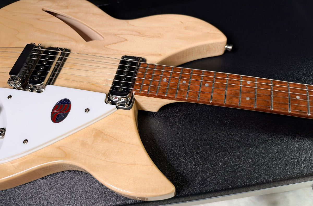 NEW! Rickenbacker 330 Maple Glo MG - Semi Hollow Electric Guitar - Authorized Dealer - 7.6lbs - G08034