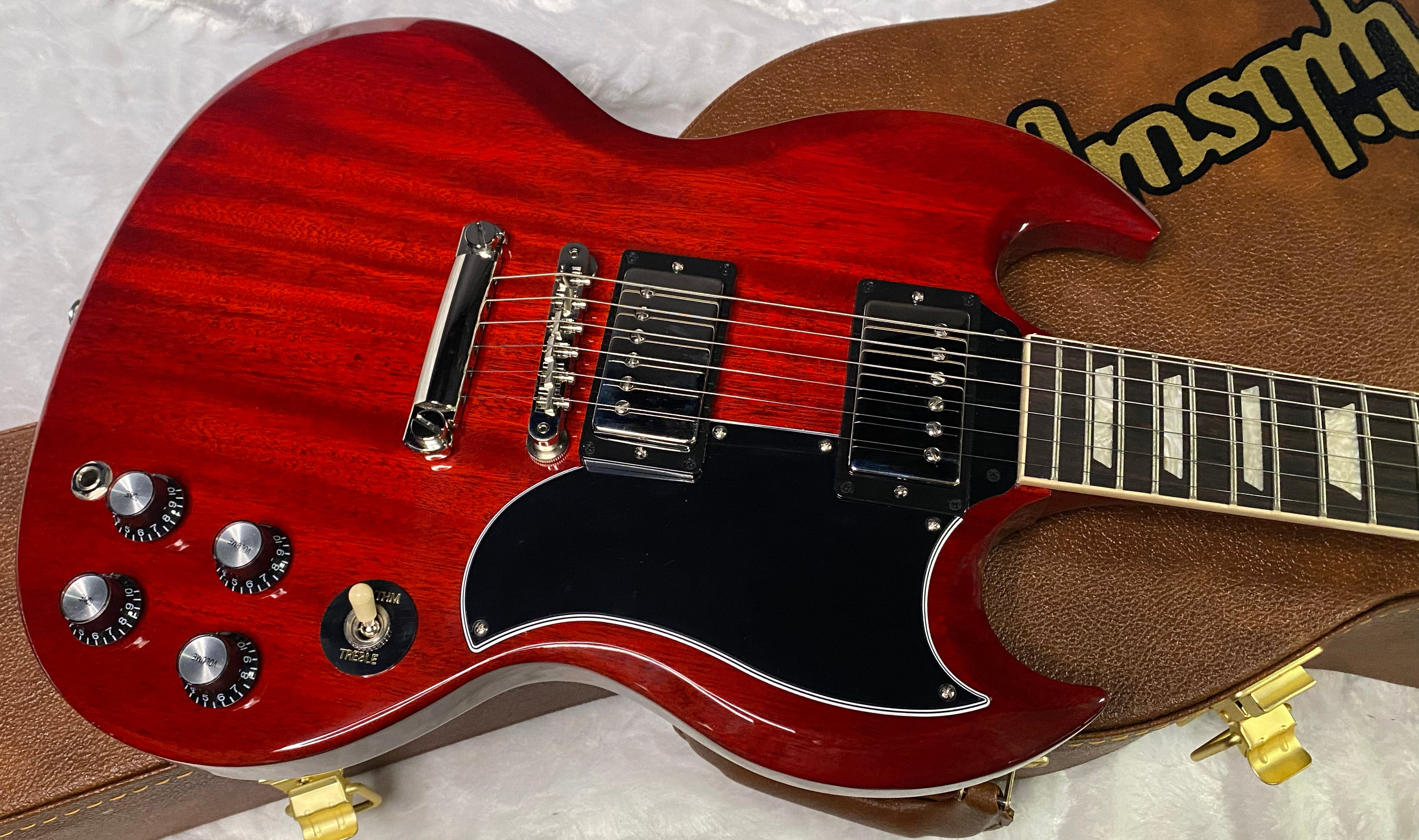NEW ! Gibson SG Standard '61 Stop Bar - Vintage Cherry - Only 6.45 lbs - Authorized Dealer - G07244