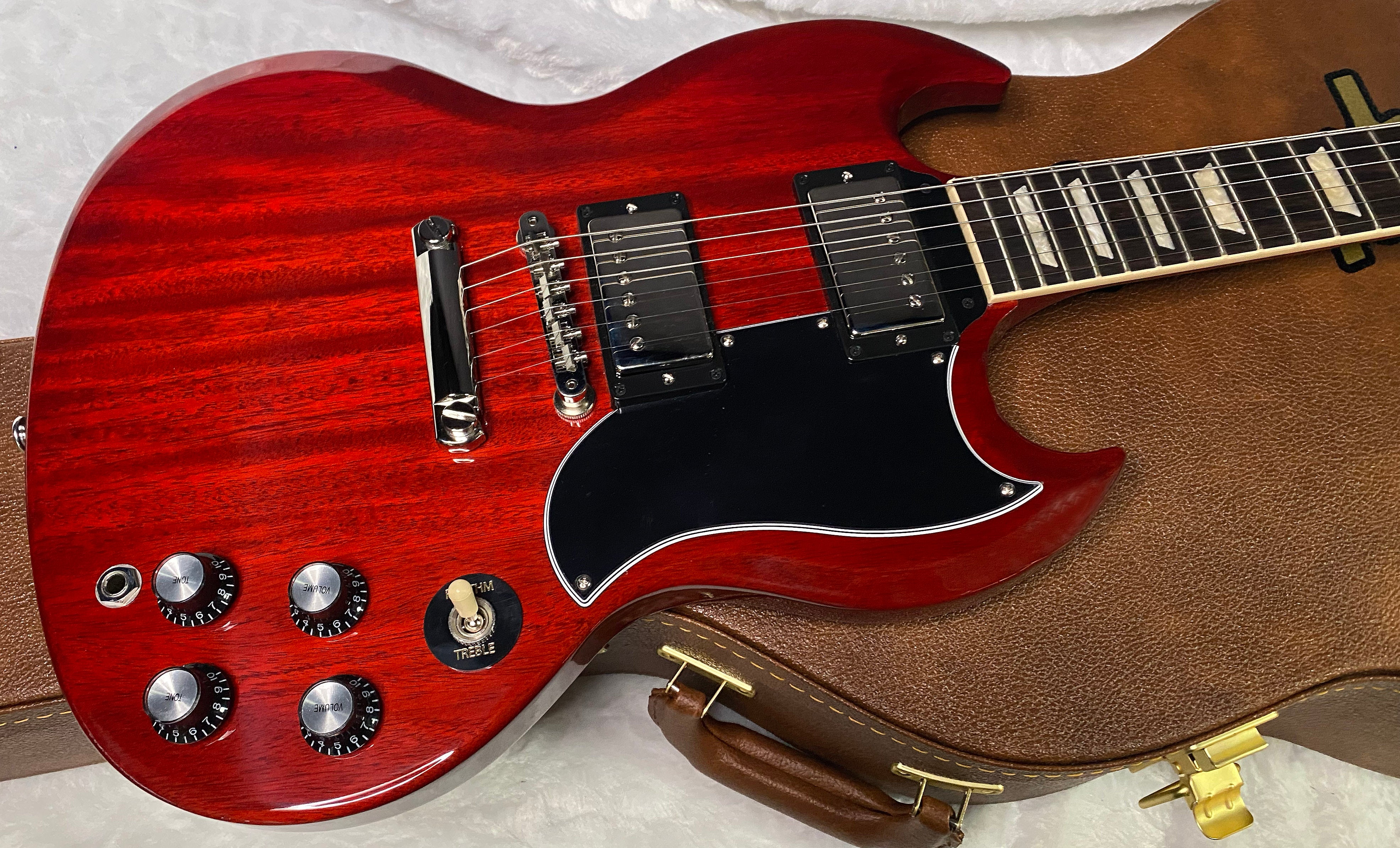 NEW ! Gibson SG Standard '61 Stop Bar - Vintage Cherry - Only 6.45 lbs - Authorized Dealer - G07244