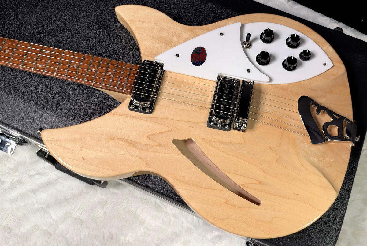 NEW! Rickenbacker 330 Maple Glo MG - Semi Hollow Electric Guitar - Authorized Dealer - 7.6lbs - G08034