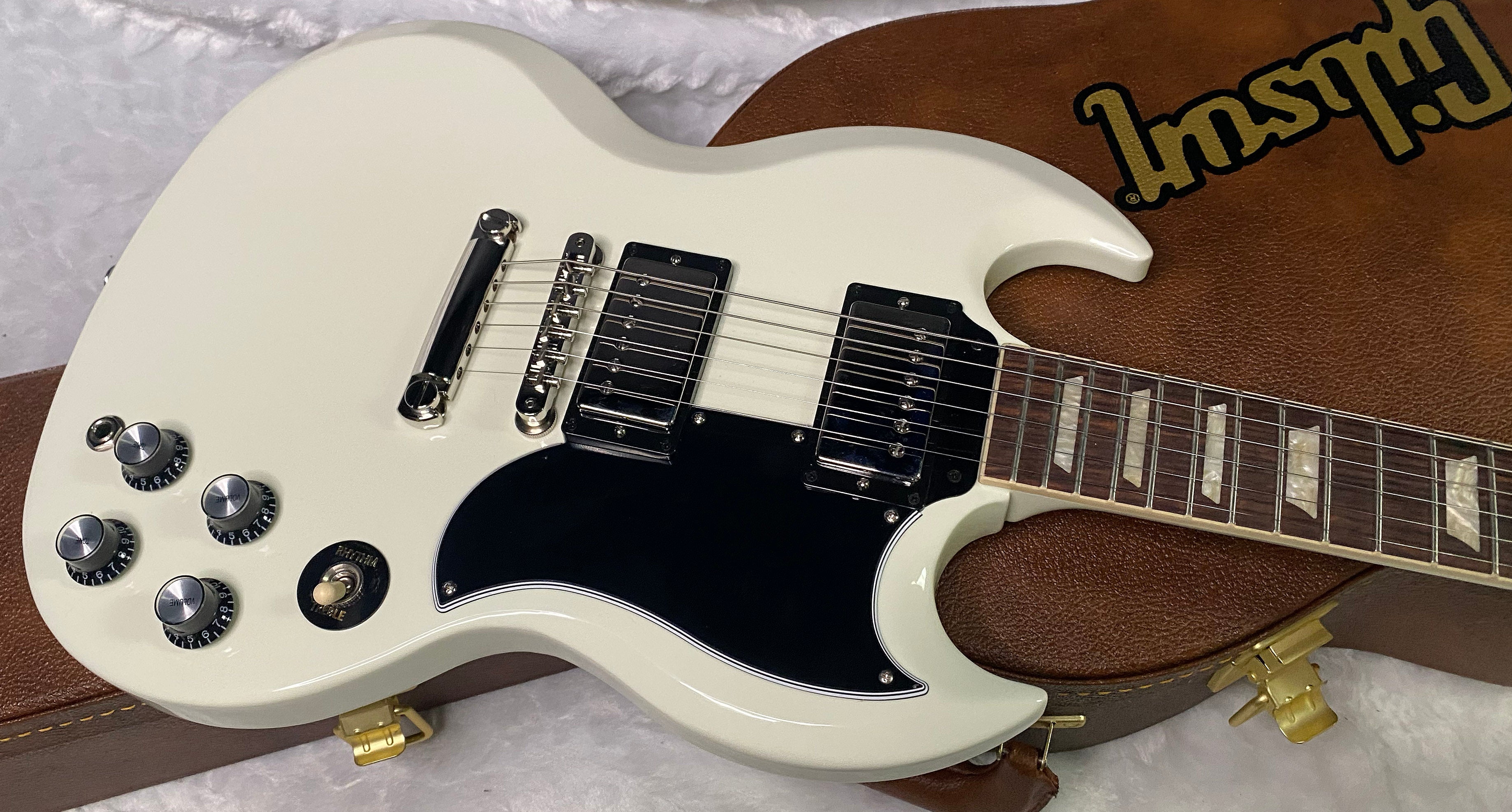 NEW ! Gibson SG Standard '61 Stop Bar - Classic White - Only 6.25 lbs - Authorized Dealer - G07245