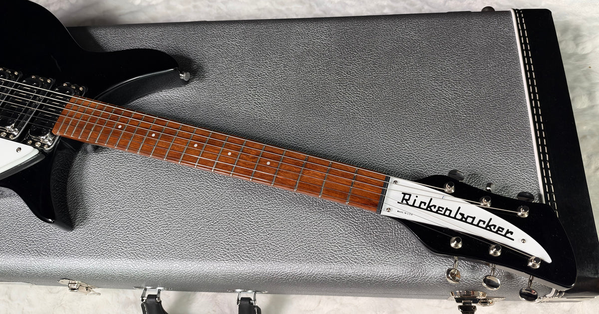 NEW! Rickenbacker 325C64 Miami 3 Pickup Semi-Hollow Guitar- Jetglo - Authorized Dealer - 6.6lbs - G08021