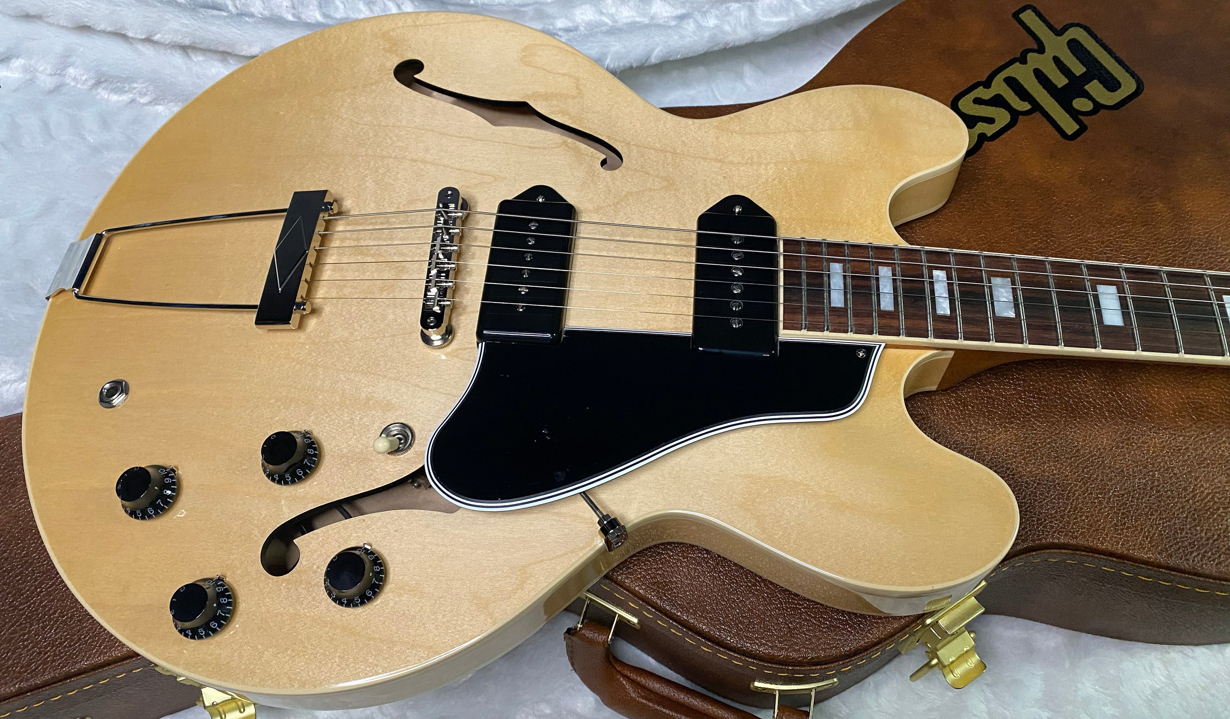 NEW! ! Gibson ES-330 Hollowbody Electric Guitar - Antique Natural - Authorized Dealer - Only 6.35 lbs! G07263