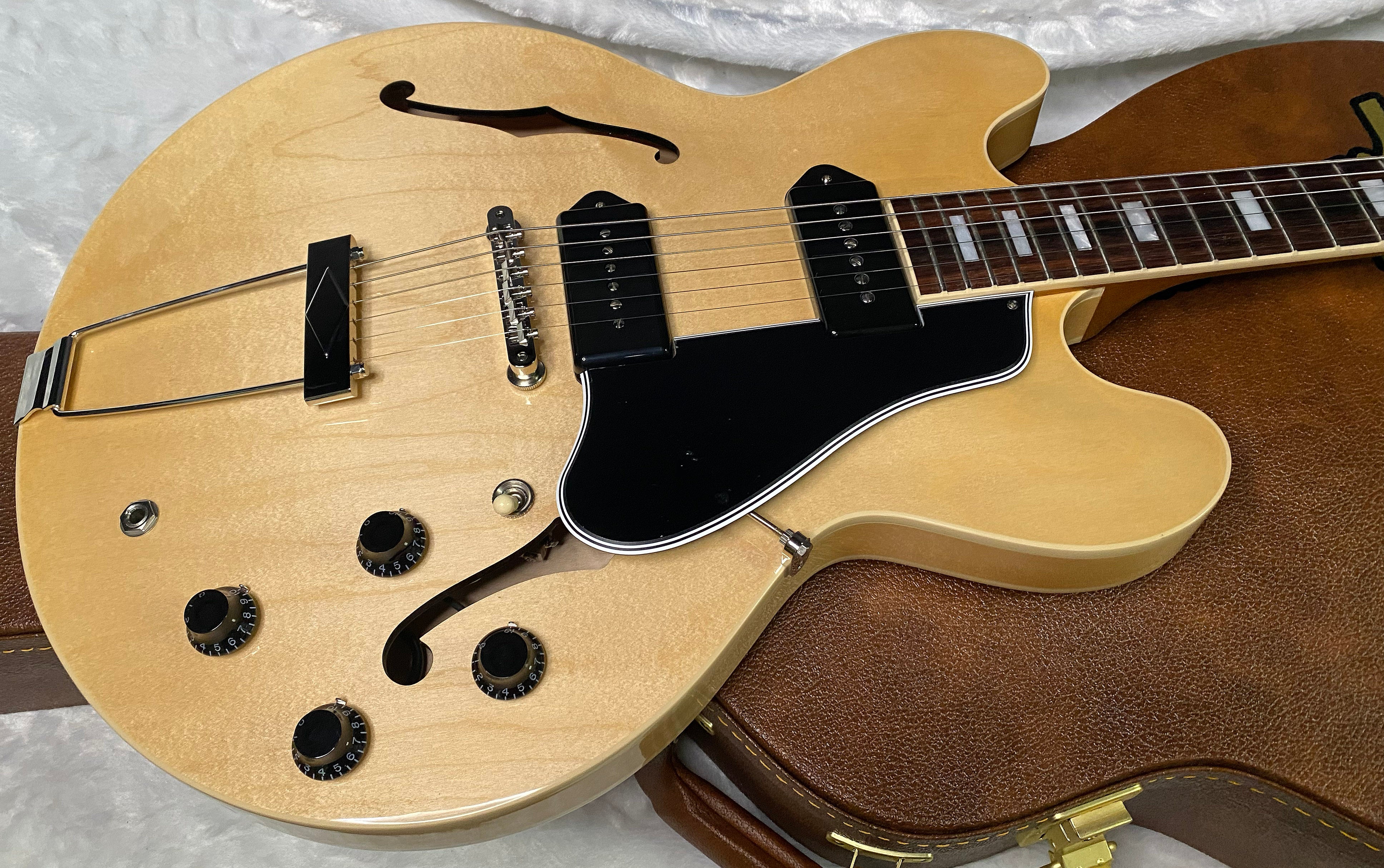 NEW! ! Gibson ES-330 Hollowbody Electric Guitar - Antique Natural - Authorized Dealer - Only 6.35 lbs! G07263