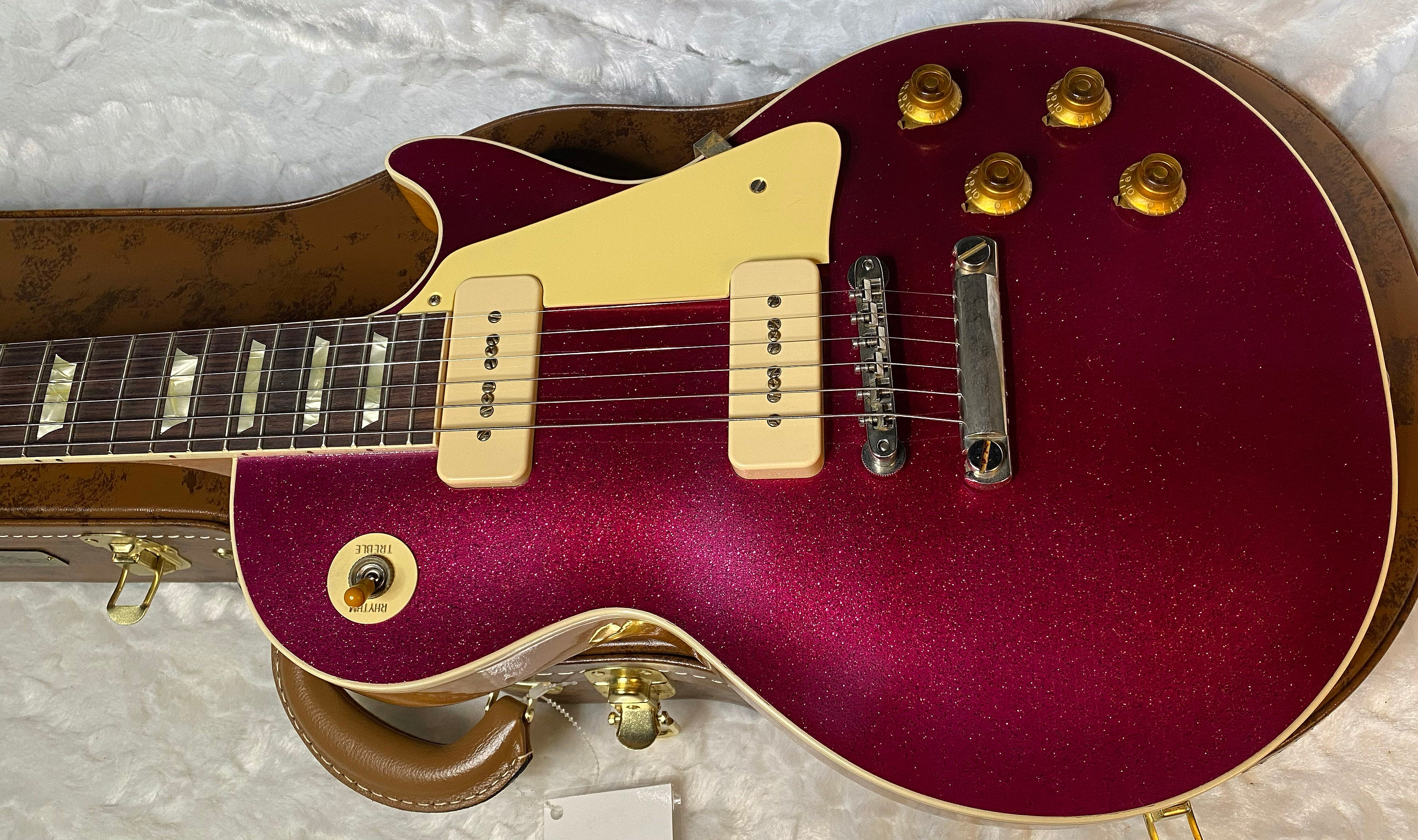 NEW ! Gibson Custom Shop Murphy Lab '56 Les Paul - All Pink Sparkle Reissue - Ultra Light Aged - 8.5 lbs - Authorized Dealer - G05152