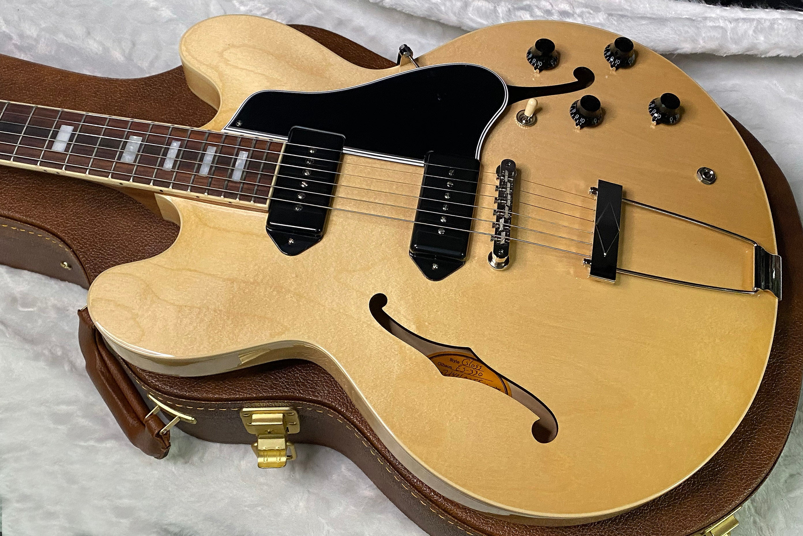 NEW! ! Gibson ES-330 Hollowbody Electric Guitar - Antique Natural - Authorized Dealer - Only 6.35 lbs! G07263