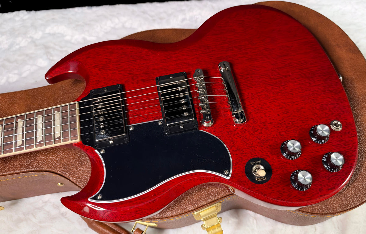 NEW ! Gibson SG Standard '61 Stop Bar Left Handed - Vintage Cherry - 6.3 lbs - Authorized Dealer - G08040