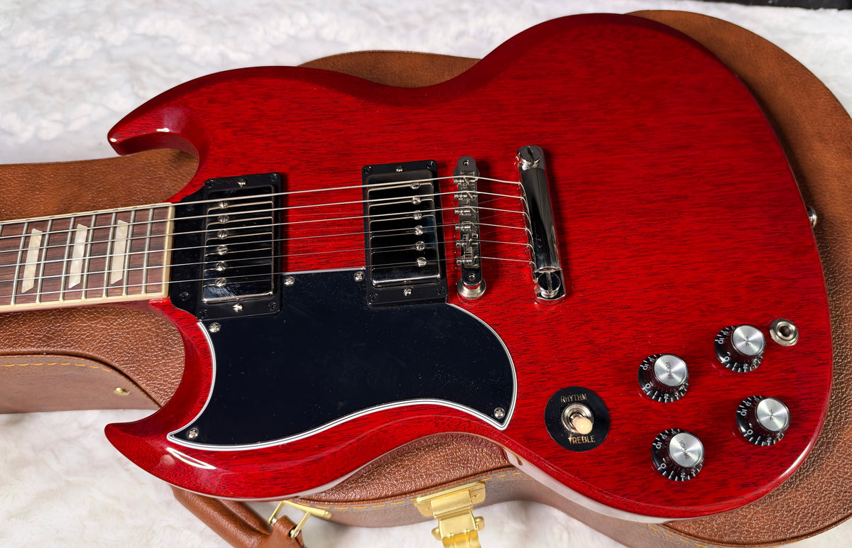 NEW ! Gibson SG Standard '61 Stop Bar Left Handed - Vintage Cherry - 6.3 lbs - Authorized Dealer - G08040