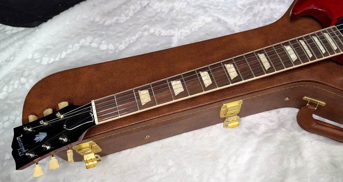 NEW ! Gibson SG Standard '61 Stop Bar Left Handed - Vintage Cherry - 6.3 lbs - Authorized Dealer - G08040