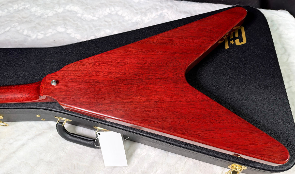 NEW! Gibson Custom 1971 Flying V Medallion Reissue Electric Guitar - Medallion Cherry - Authorized Dealer - Ultra RARE! Dealer Select - 6.4 lbs - G07912