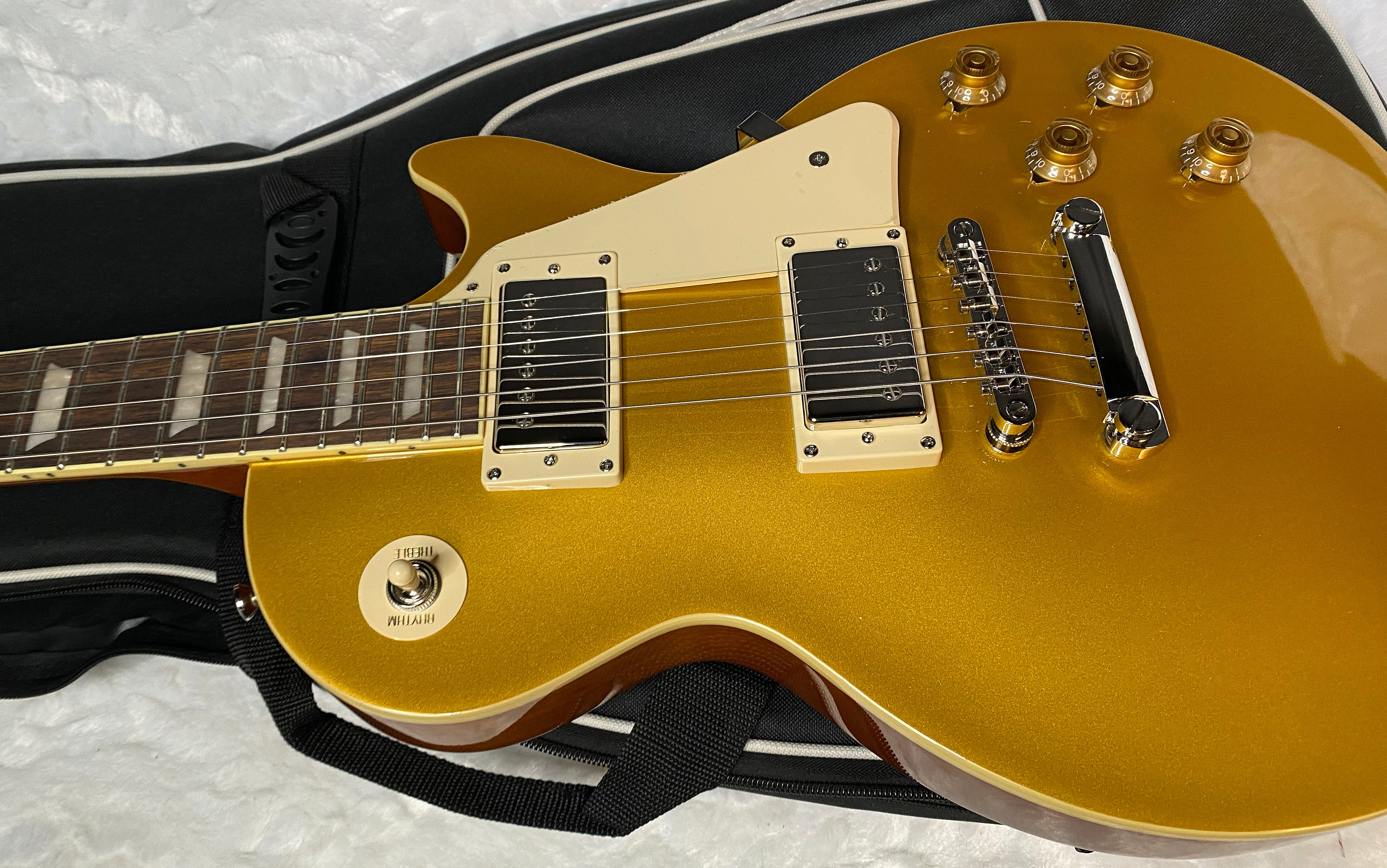 NEW ! Epiphone Les Paul Standard '50s - Gold Top - Authorized Dealer - Gig Bag - 8.9 lbs - G05176