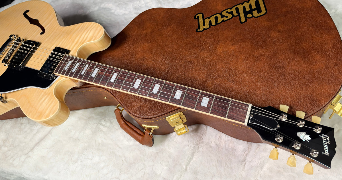 NEW ! Gibson ES-335 Block Inlay - Figured Natural - Authorized Dealer - Beautiful Maple - 8.6 lbs - G08050
