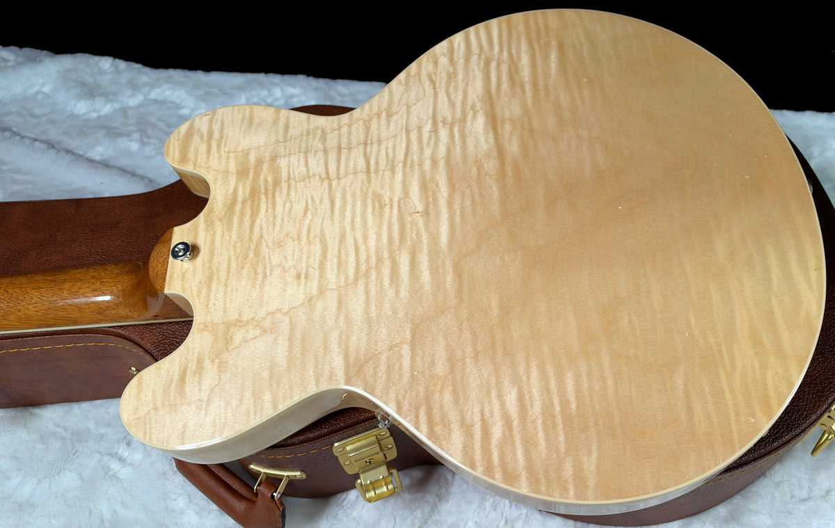 NEW ! Gibson ES-335 Block Inlay - Figured Natural - Authorized Dealer - Beautiful Maple - 8.6 lbs - G08050