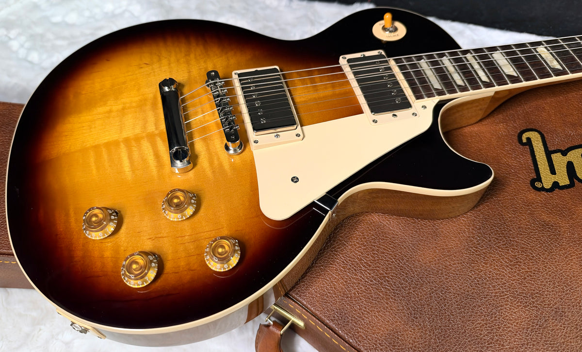 NEW! ! Gibson Les Paul 50's Standard - Tobacco Sunburst - Beautiful Curly Flame Maple Top - Authorized Dealer - 9.2 lbs - G08052
