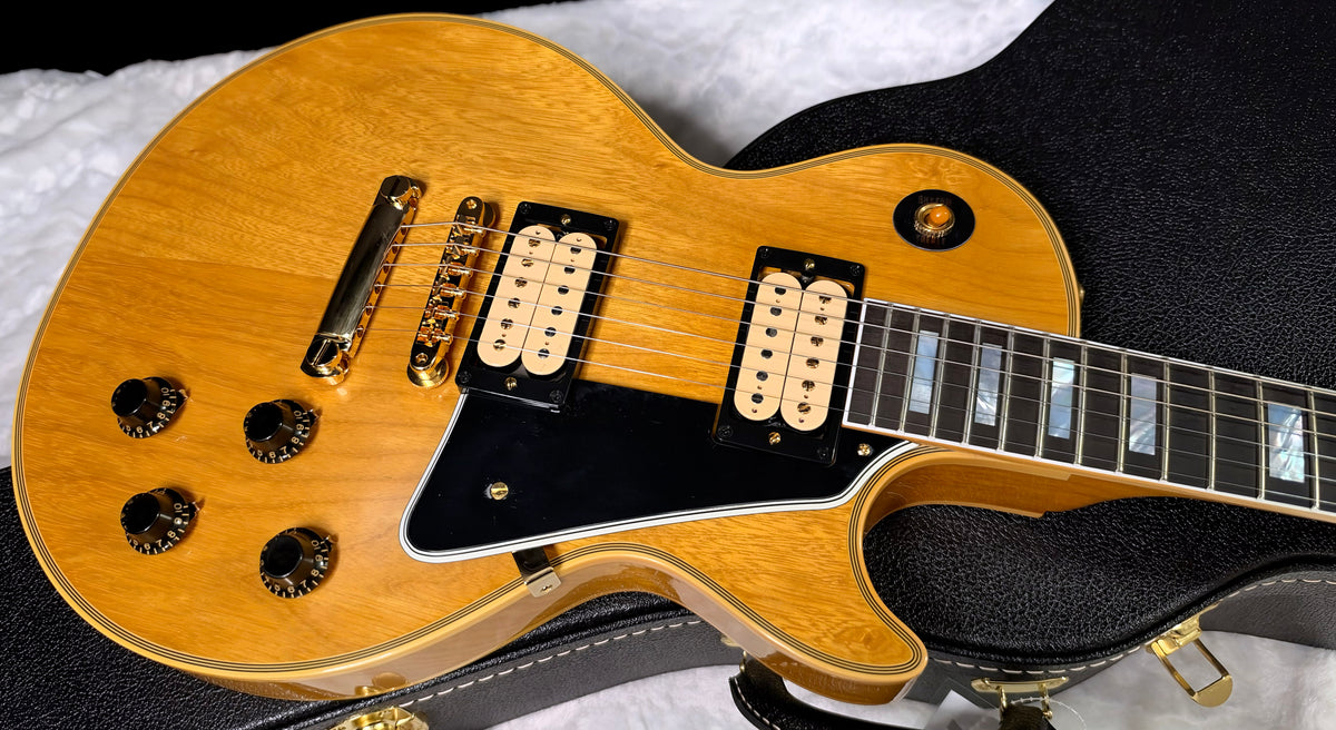 NEW! Gibson Custom 1957 Les Paul Custom Reissue Electric Guitar - Korina - VOS Limited Edition 2026 Collection - 9.4lbs - Authorized Dealer - G08022