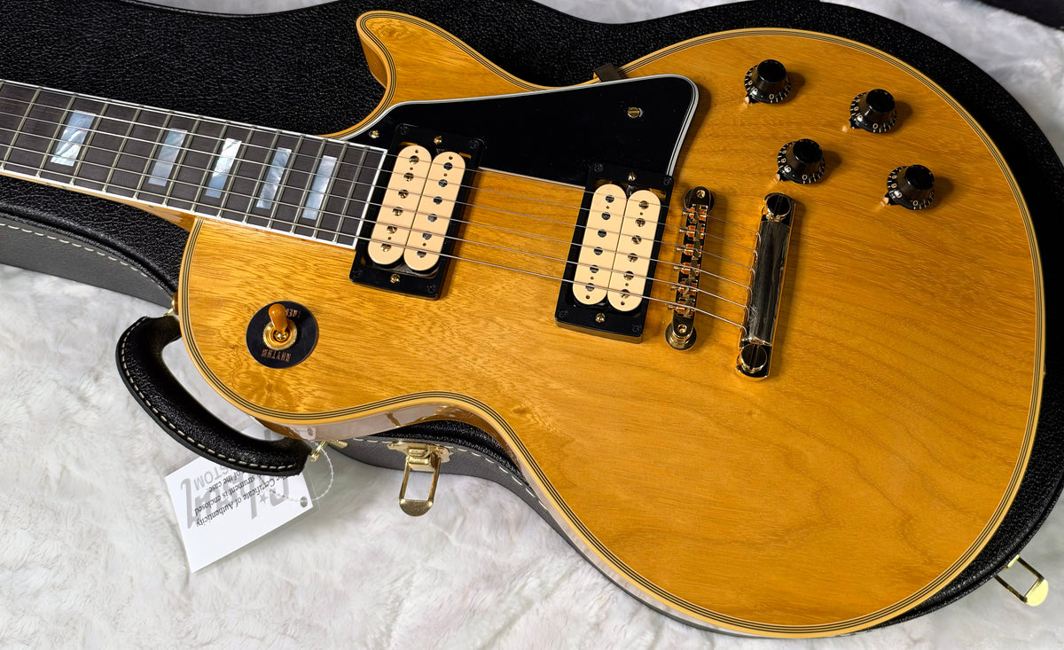 NEW! Gibson Custom 1957 Les Paul Custom Reissue Electric Guitar - Korina - VOS Limited Edition 2026 Collection - 9.4lbs - Authorized Dealer - G08022