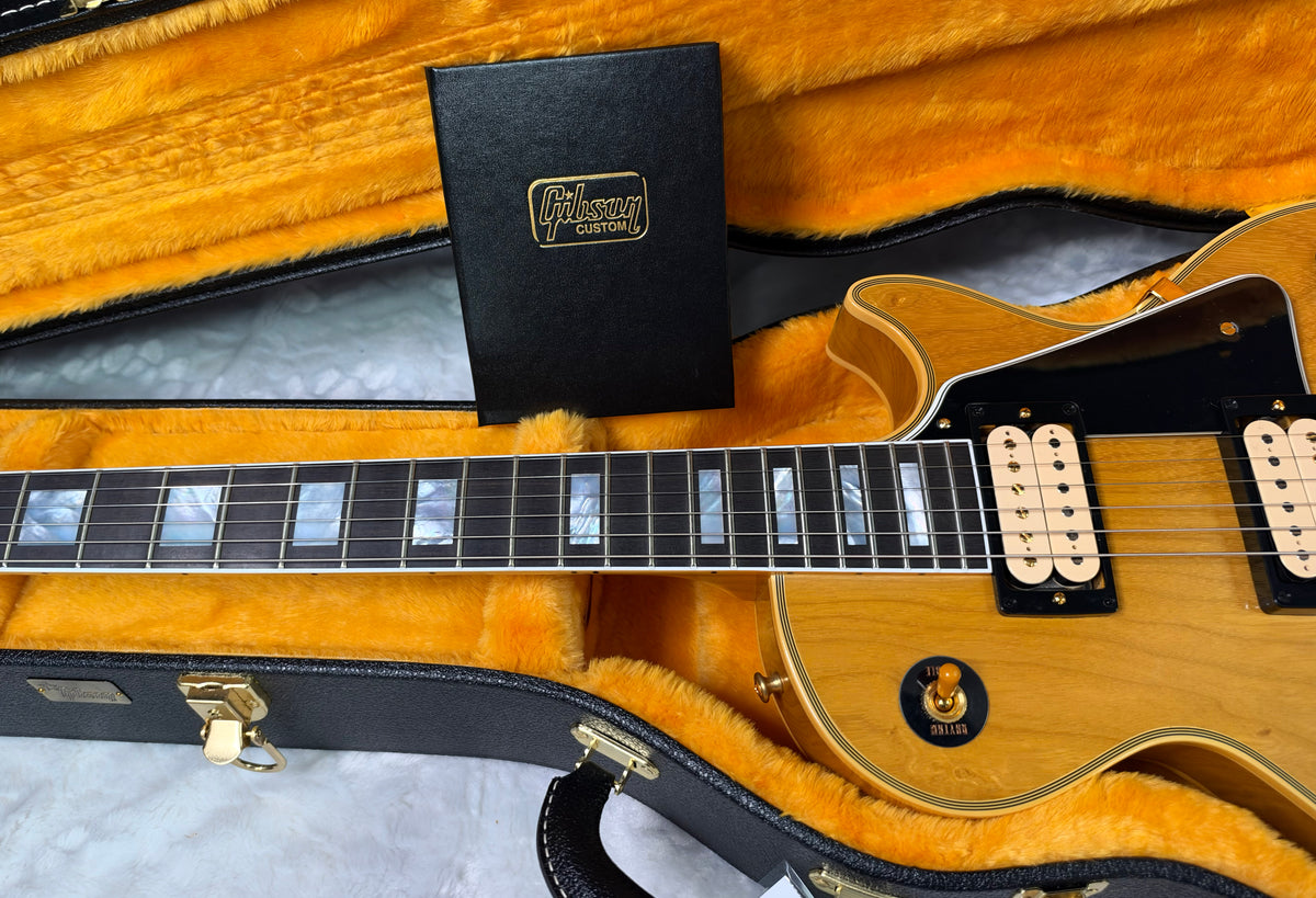 NEW! Gibson Custom 1957 Les Paul Custom Reissue Electric Guitar - Korina - VOS Limited Edition 2026 Collection - 9.4lbs - Authorized Dealer - G08022