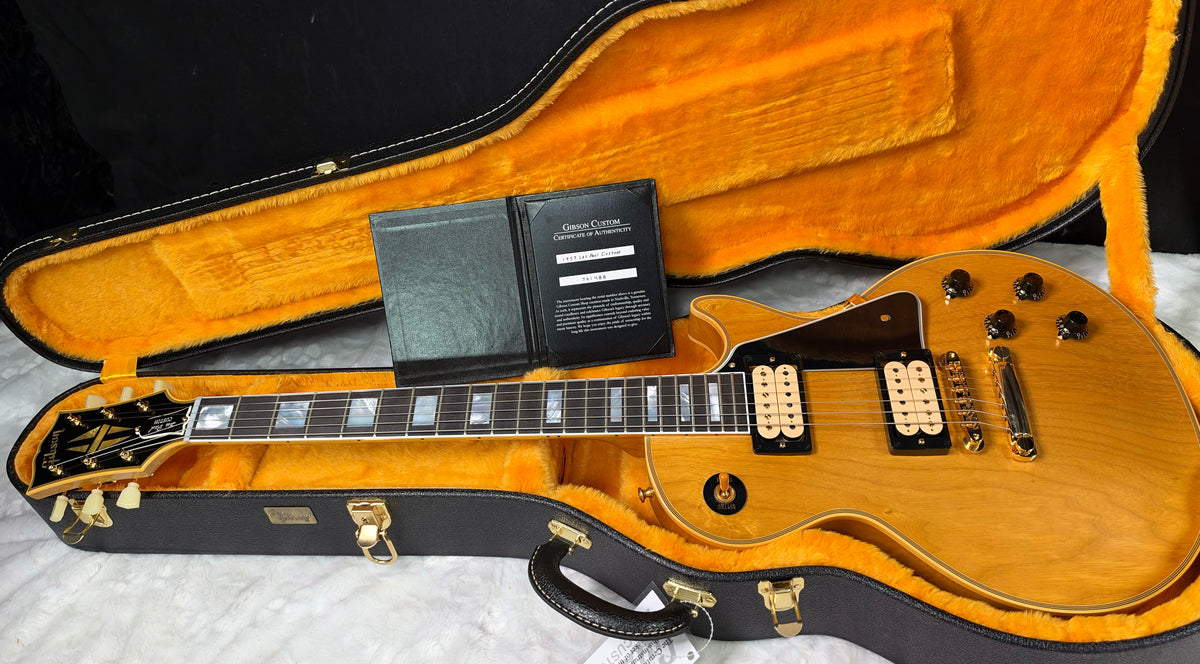 NEW! Gibson Custom 1957 Les Paul Custom Reissue Electric Guitar - Korina - VOS Limited Edition 2026 Collection - 9.4lbs - Authorized Dealer - G08022
