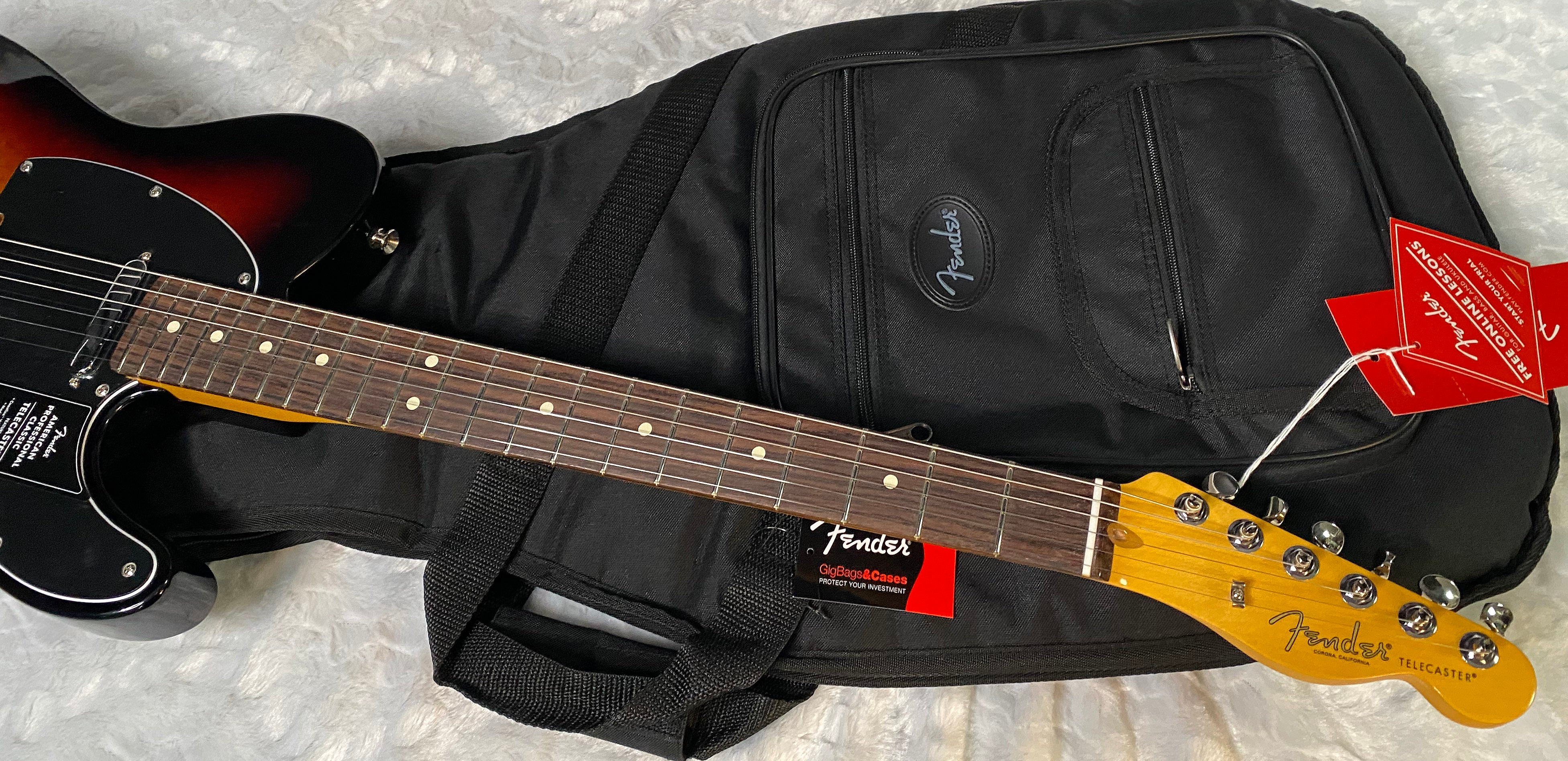 NEW ! Fender American Professional Classic Telecaster 3-Color Sunburst - 7.35lbs - Authorized Dealer - G05764