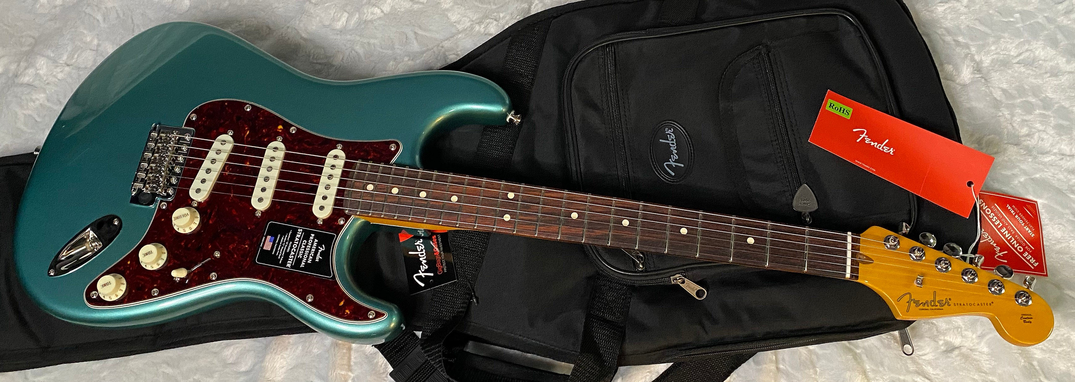 NEW ! Fender American Professional Classic Stratocaster - Faded Sherwood Green Metallic - 7.5lbs - Authorized Dealer - G05772
