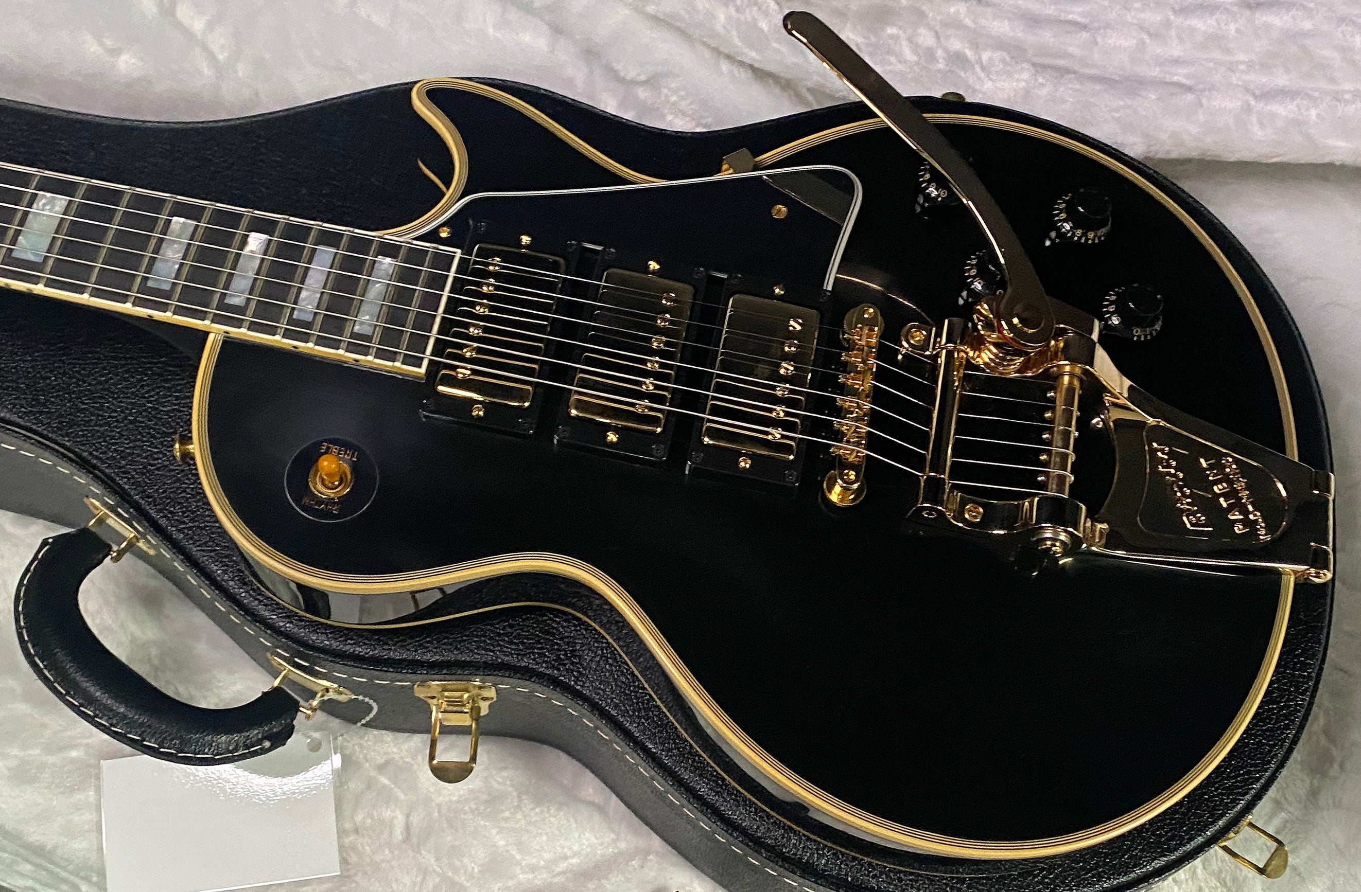 NEW! Gibson Les Paul Custom 3 Pick-UP 1957 Reissue VOS Custom Shop Authorized Dealer Bigsby - Only 9.5lbs - G07269