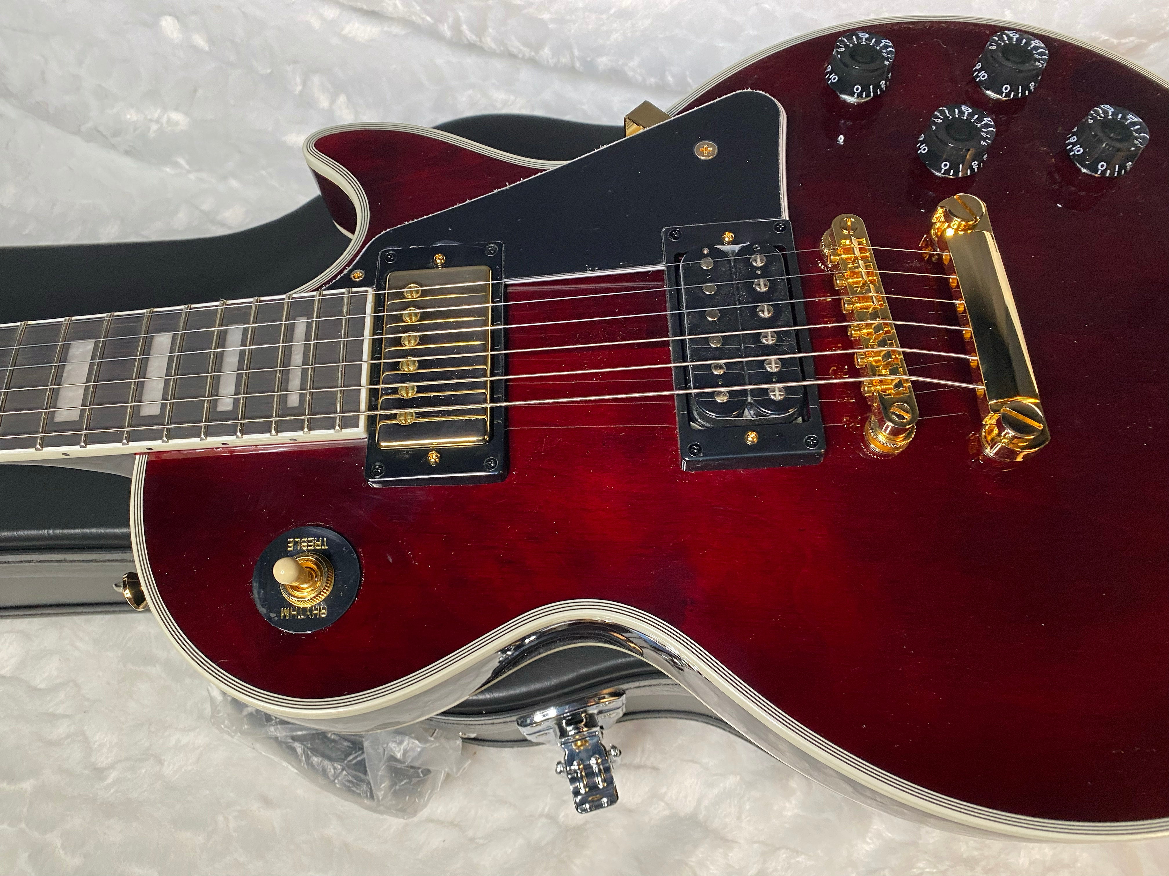 BRAND NEW ! Epiphone Jerry Cantrell "Wino" Les Paul Custom Electric Guitar - Wine Red - Only 8lbs - Authoried Dealer - G05165