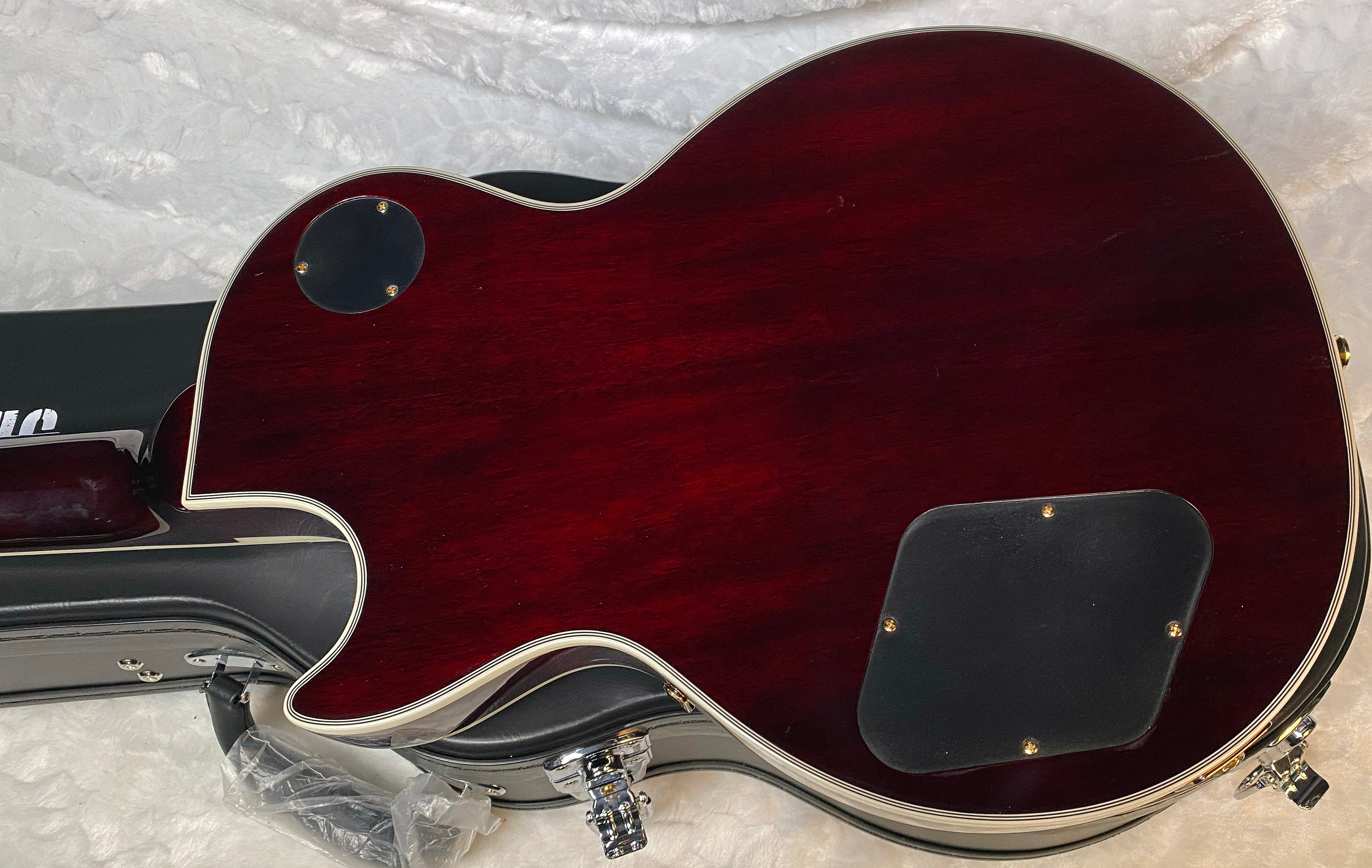 BRAND NEW ! Epiphone Jerry Cantrell "Wino" Les Paul Custom Electric Guitar - Wine Red - Only 8lbs - Authoried Dealer - G05165