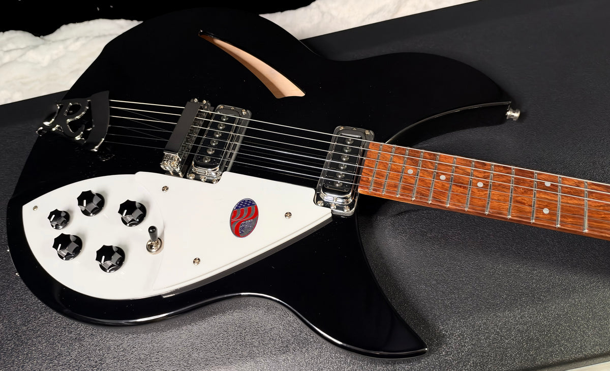 NEW! Rickenbacker 330 Jet Glo JG Jetglo - Semi Hollow Electric Guitar - Authorized Dealer - 7.6 lbs - G08054
