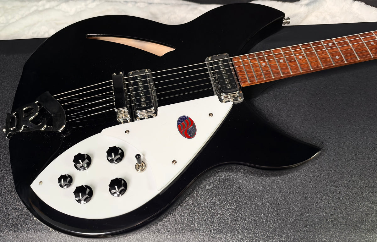 NEW! Rickenbacker 330 Jet Glo JG Jetglo - Semi Hollow Electric Guitar - Authorized Dealer - 7.6 lbs - G08054